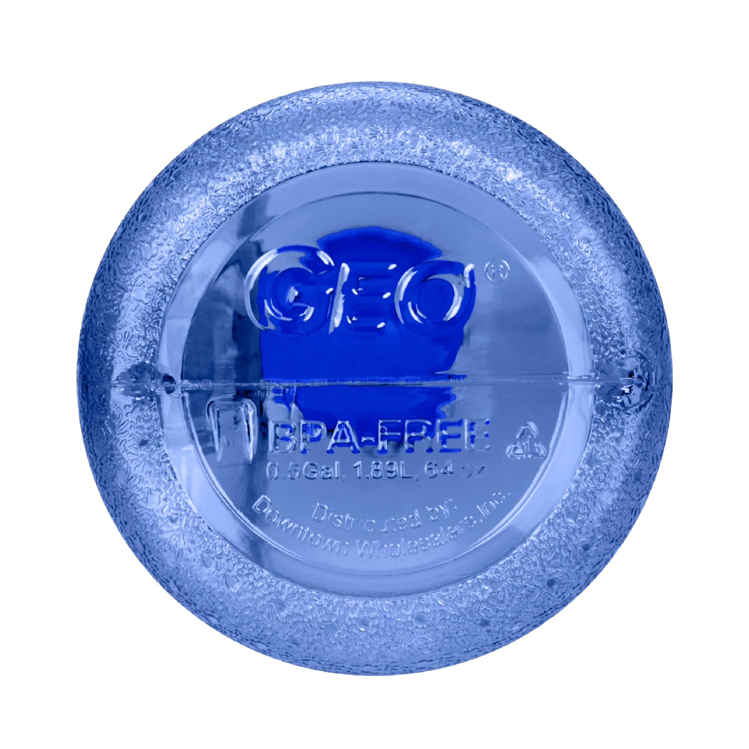 GEO 1/2 Gallon BPA-Free Plastic Water Bottle w/ Sports Cap - Blue - Image 7