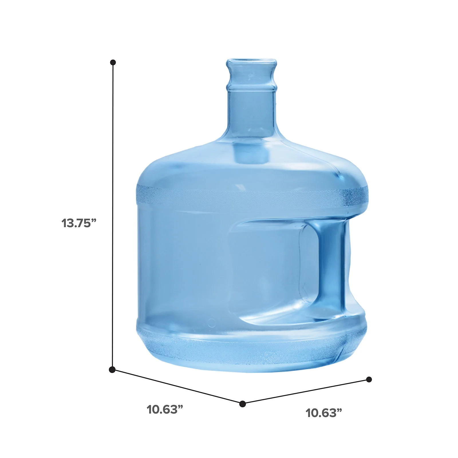 3-Gallon Polycarbonate Crown Top Water Bottle - Image 4
