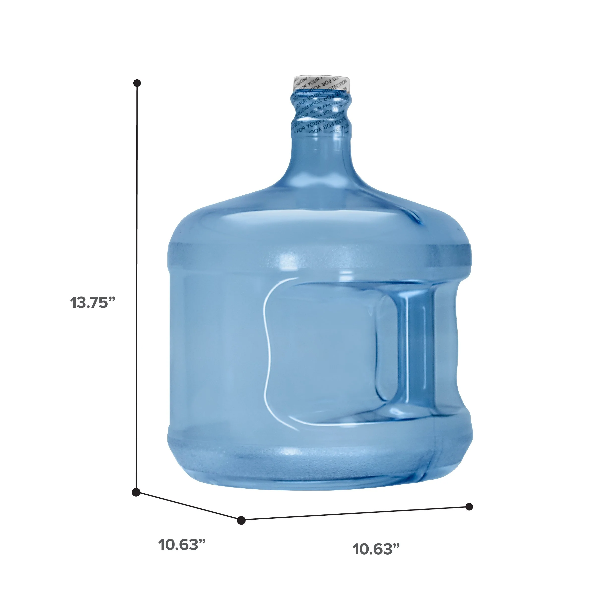 3-Gallon Polycarbonate Water Bottle w/ Screw Cap - Image 4
