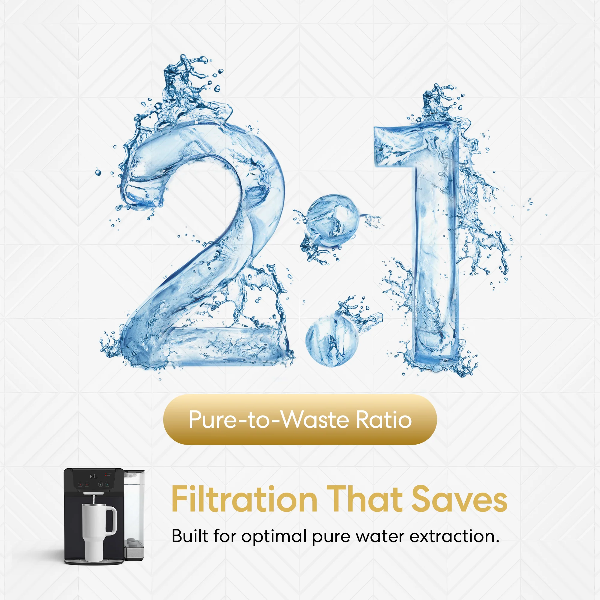 Brio 630 3-Stage Reverse Osmosis Countertop Water Dispenser - Image 7