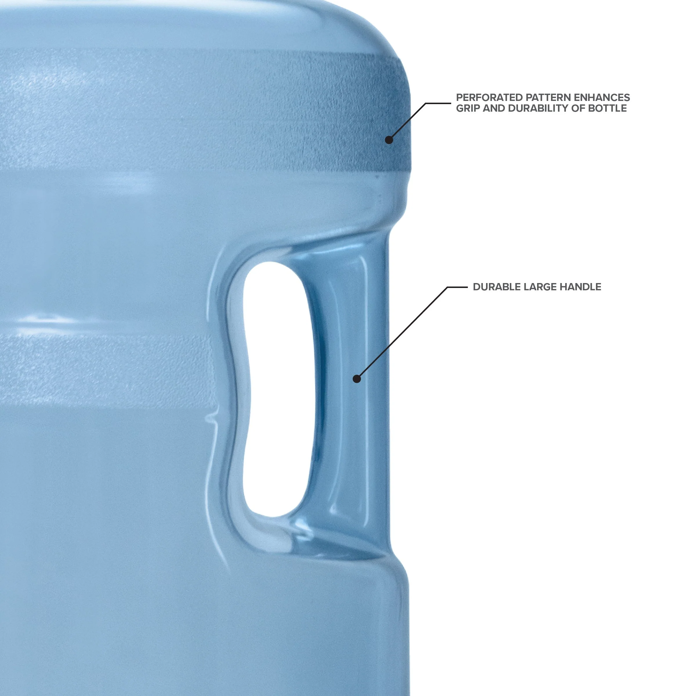 5-Gallon Polycarbonate Crown Top Water Bottle - Image 3
