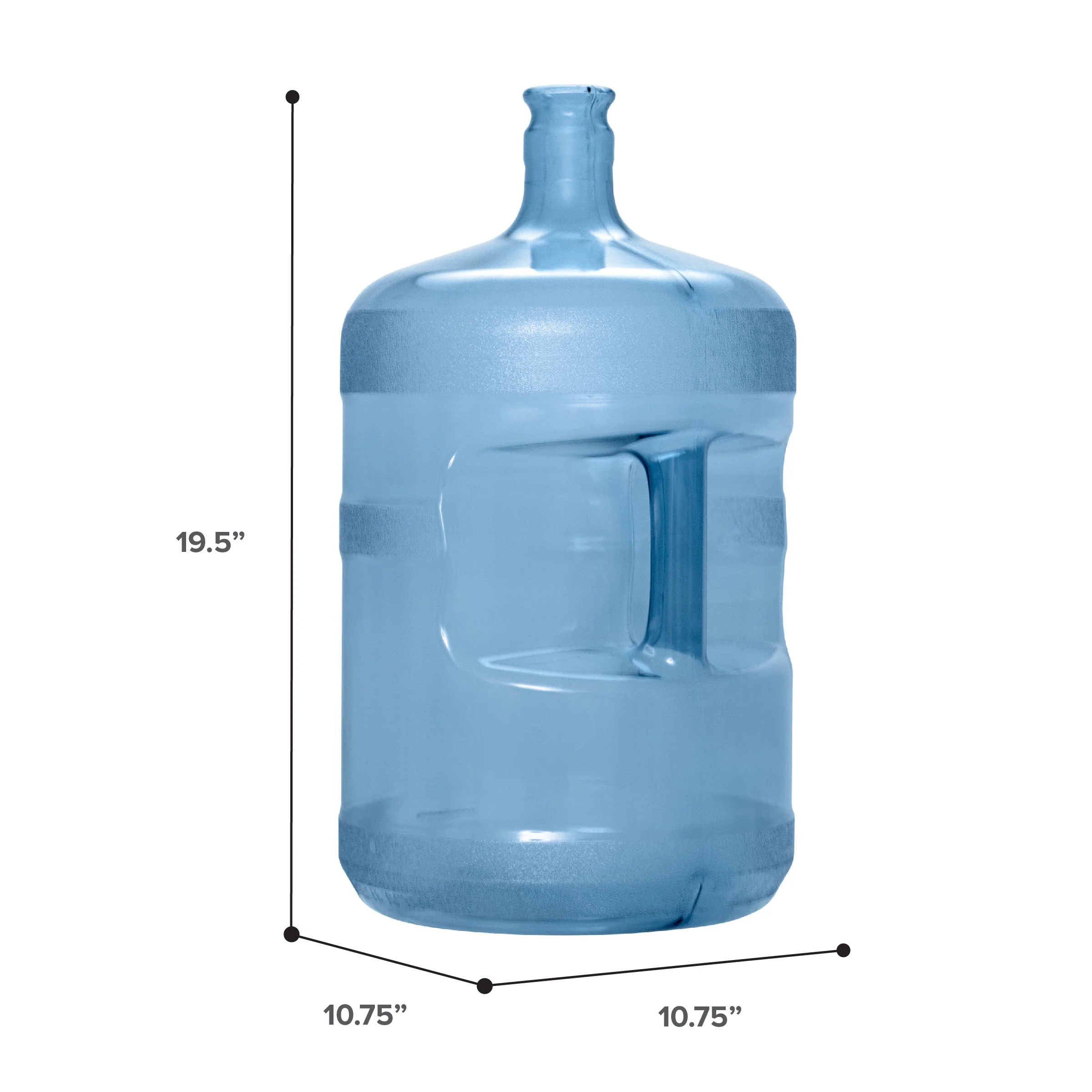 5-Gallon Polycarbonate Crown Top Water Bottle - Image 4