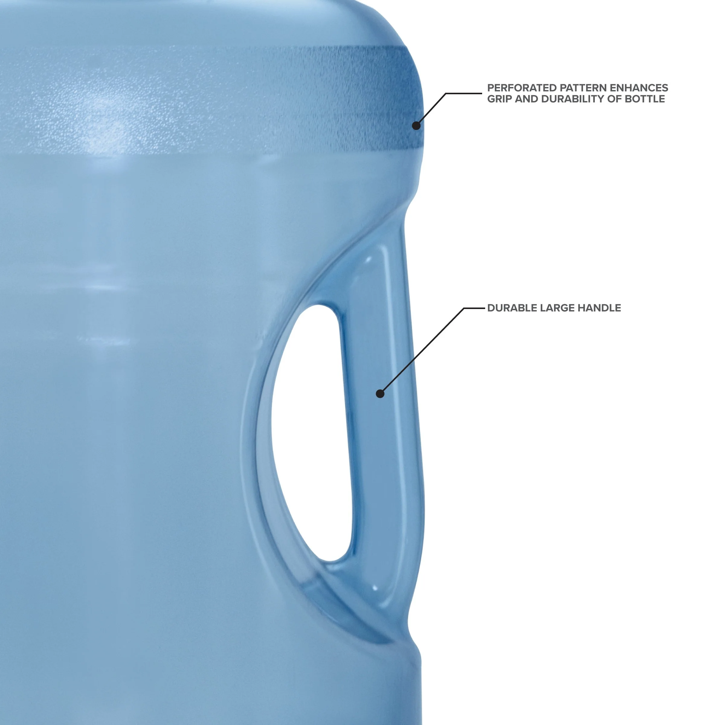 5-Gallon Polycarbonate Water Bottle w/ Screw Cap - Image 2