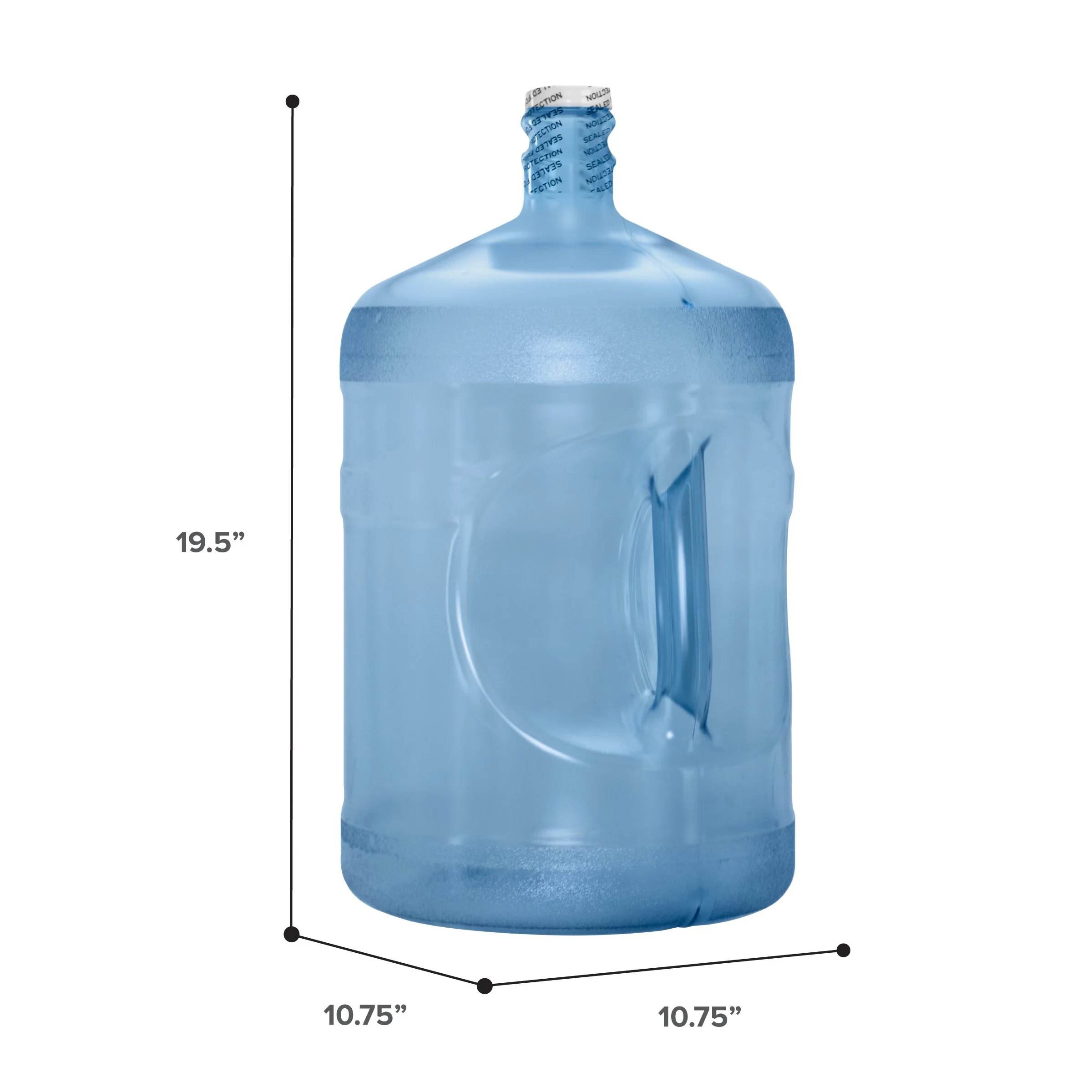 5-Gallon Polycarbonate Water Bottle w/ Screw Cap - Image 3