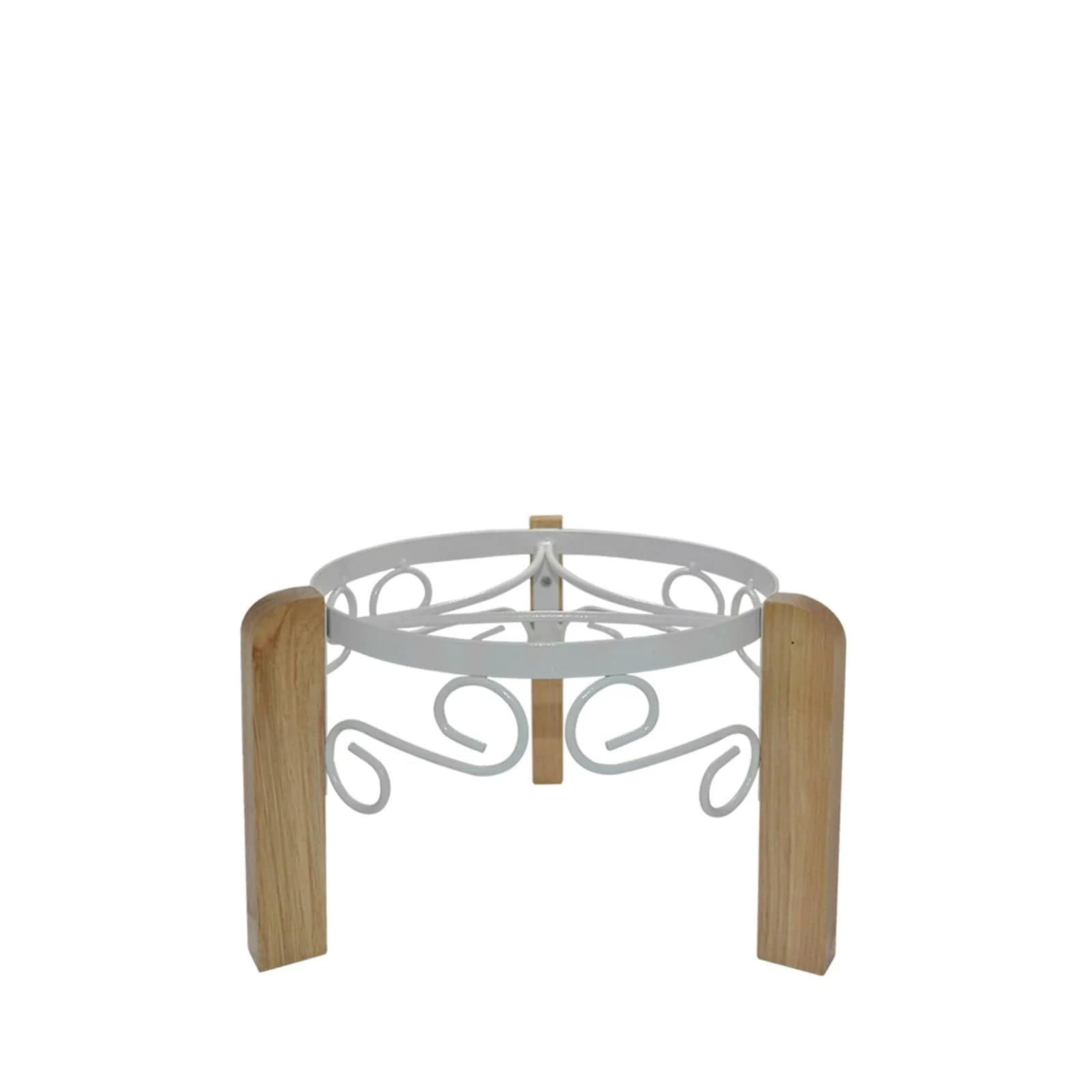 Crock Water Dispenser Metal/Wood Stand 8" – Assorted Colors