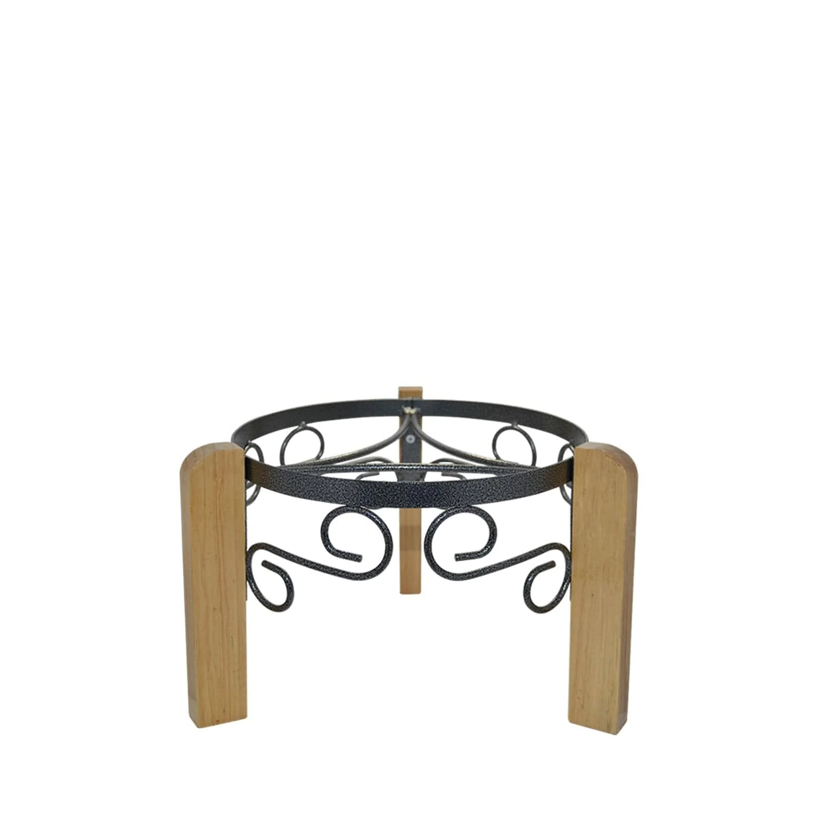 Crock Water Dispenser Metal/Wood Stand 8" – Assorted Colors - Image 2