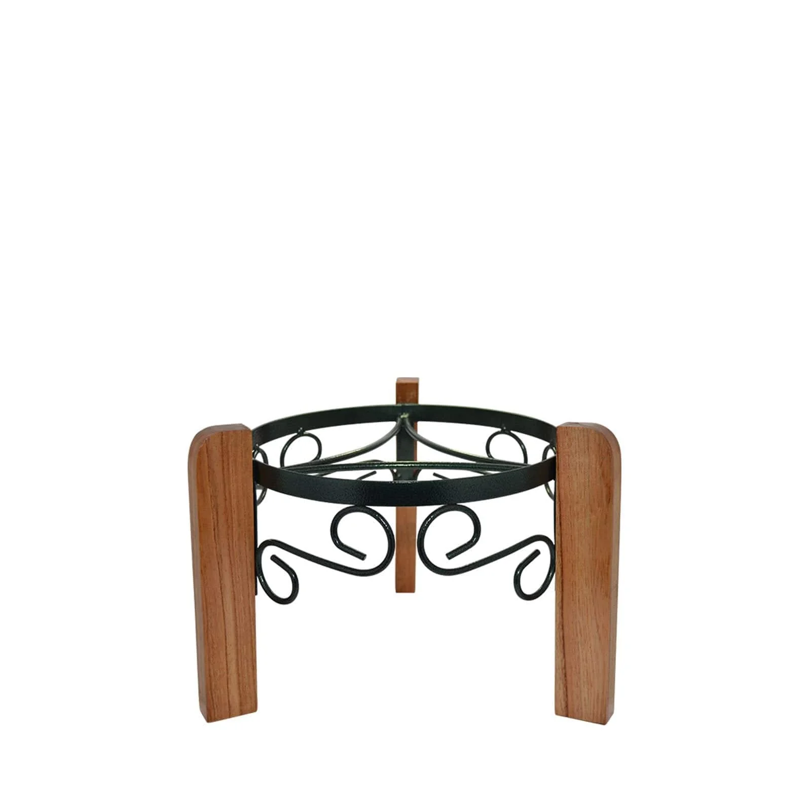 Crock Water Dispenser Metal/Wood Stand 8" – Assorted Colors - Image 3