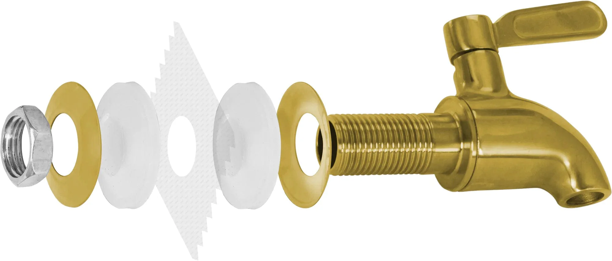 Brio Beverage Dispenser Replacement Spigot, Gold - Image 5