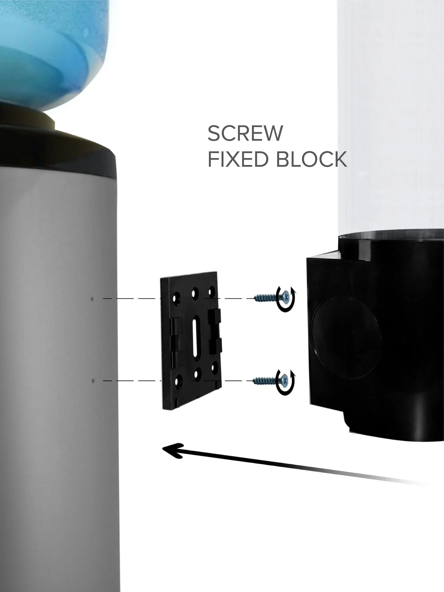 Brio Cup Dispenser - Black - Image 4