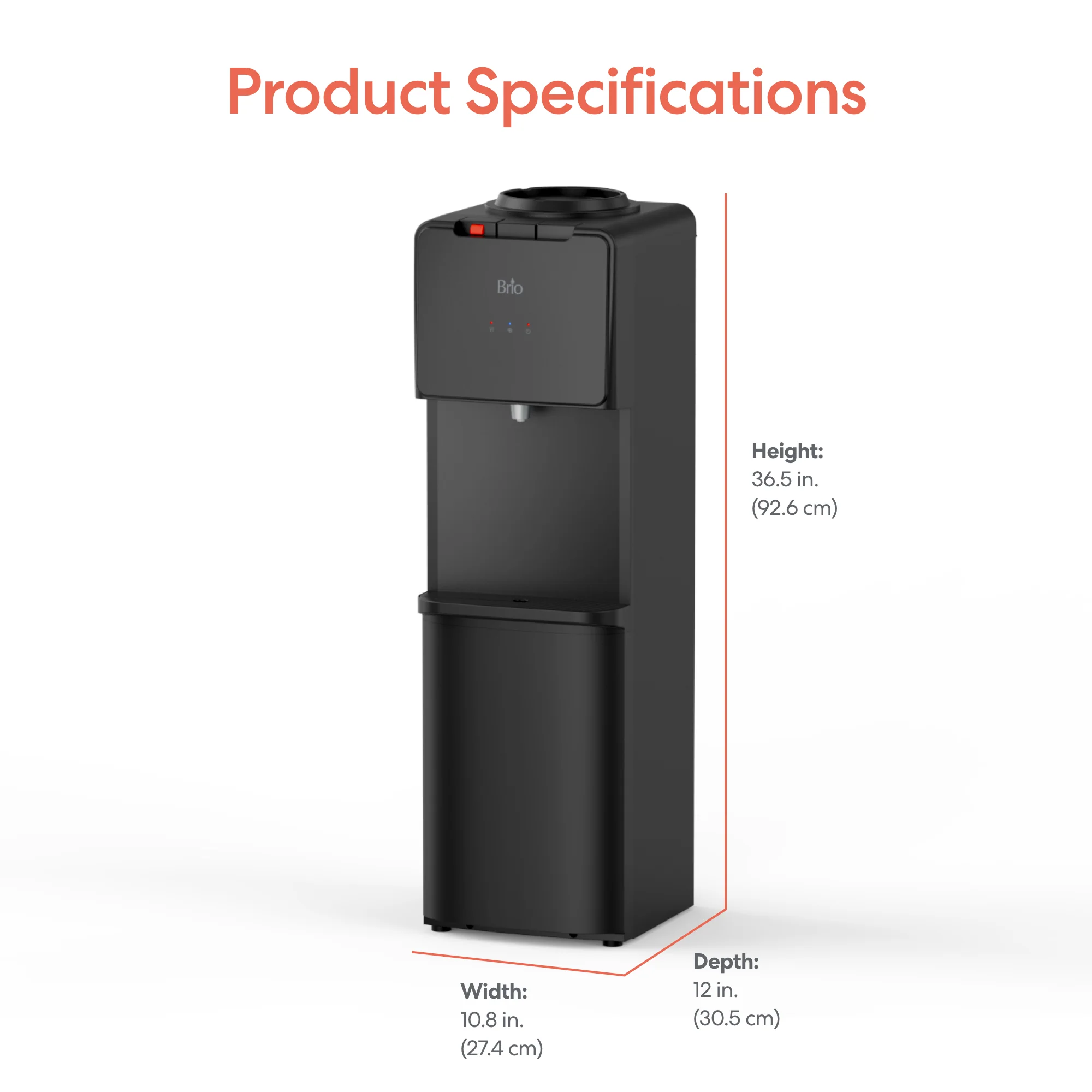Brio 130 Series Top Load Water Cooler - Image 9