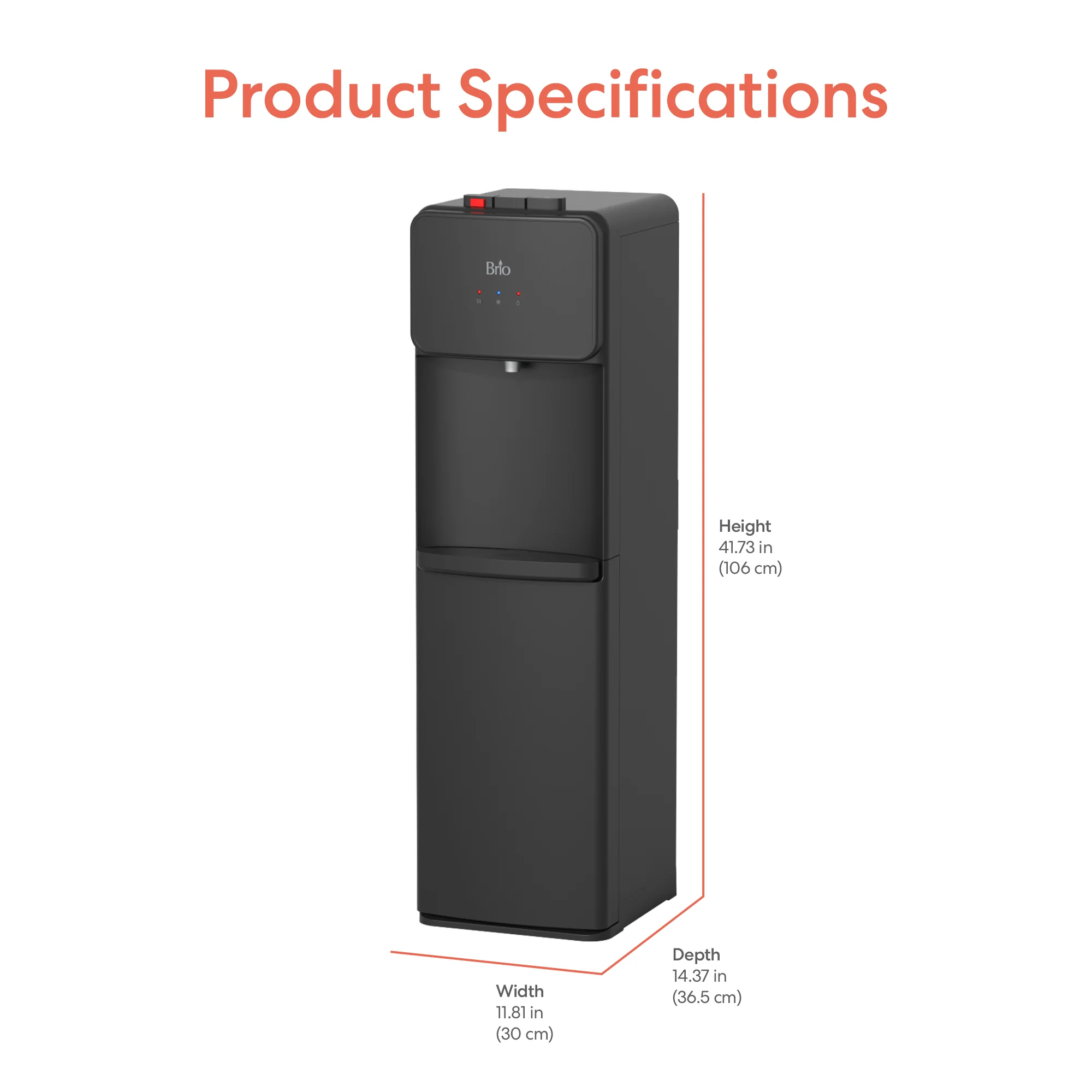 Brio 130 Series Bottom Load Water Cooler - Image 9