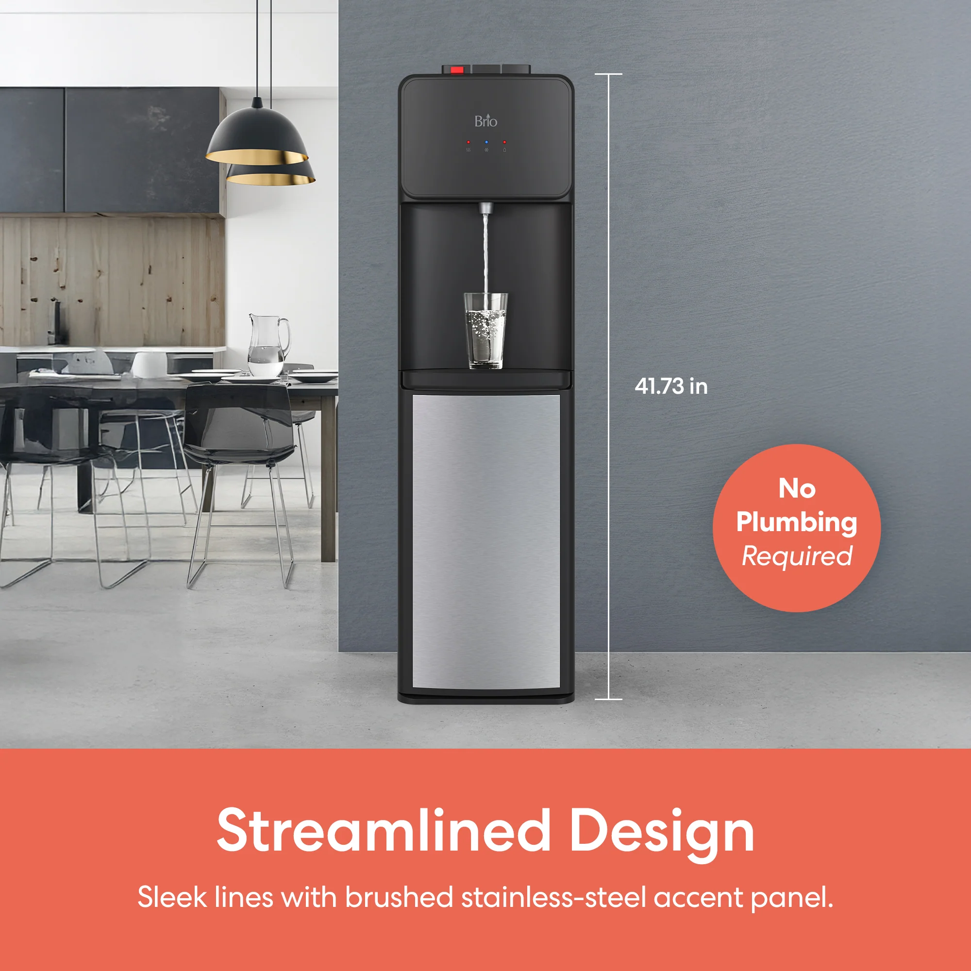Brio 130 Series SS Bottom Load Water Cooler - Image 5