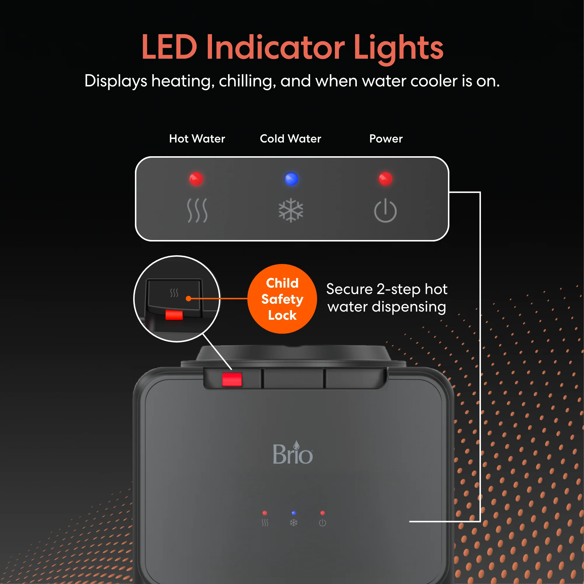 Brio 130 Series SS Top Load Water Cooler - Image 4