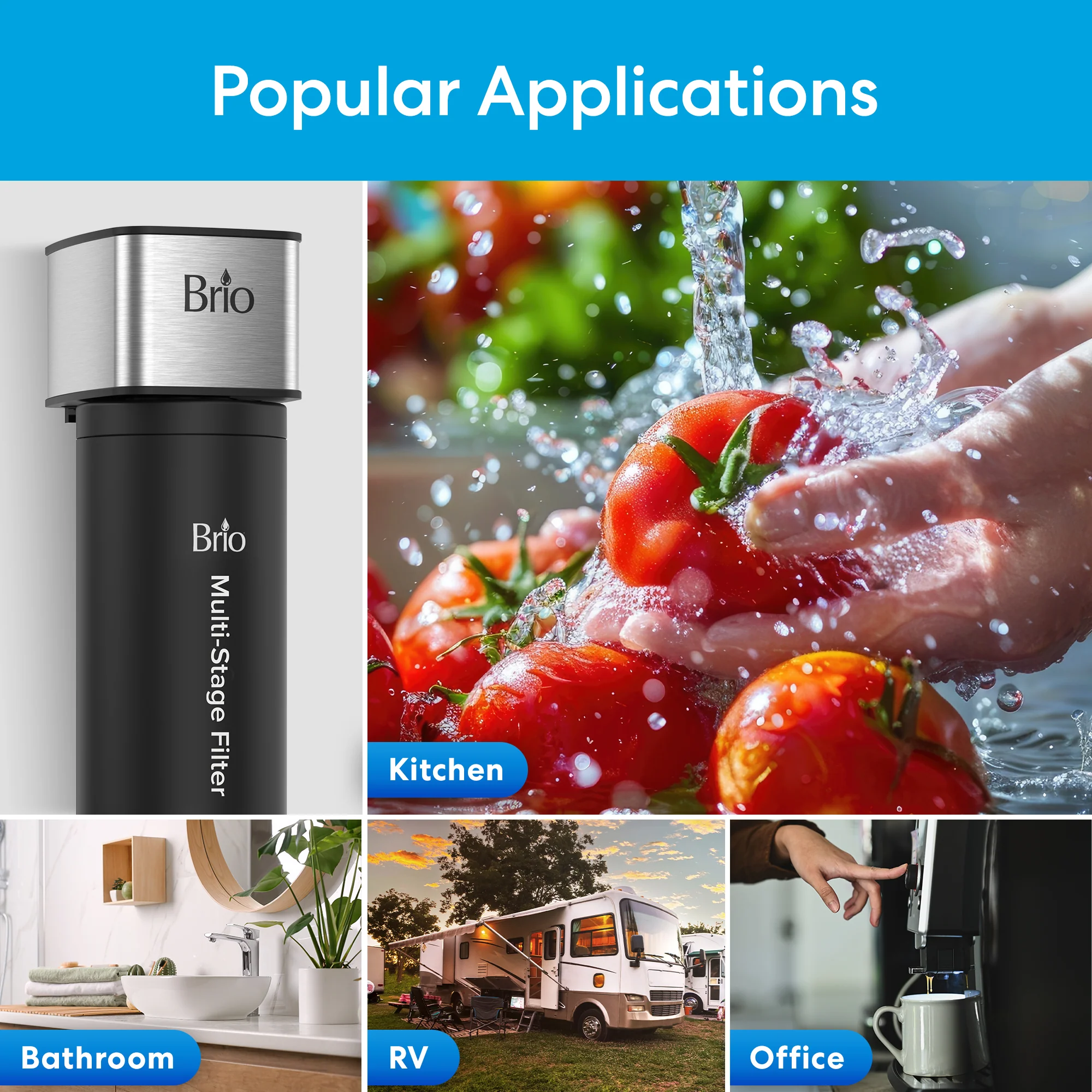 16" All-in-One 3-Stage Under Sink Water Filter - Image 8