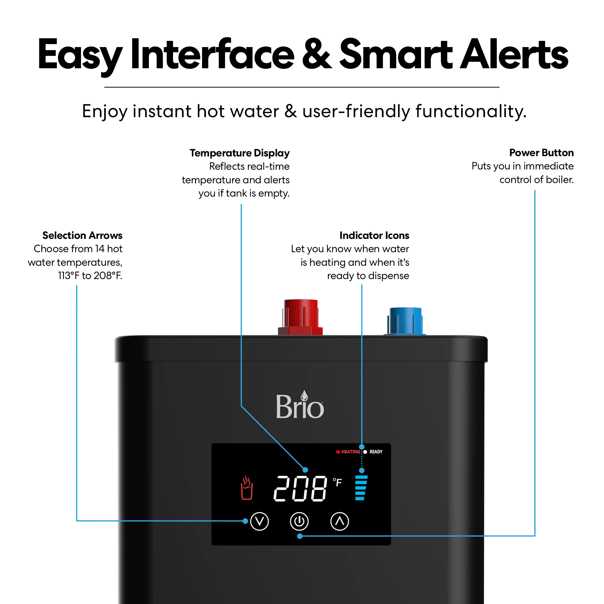 Brio 3-Stage Digital Instant Hot Water Undersink Dispenser System - Oil-Rubbed Bronze - Image 3