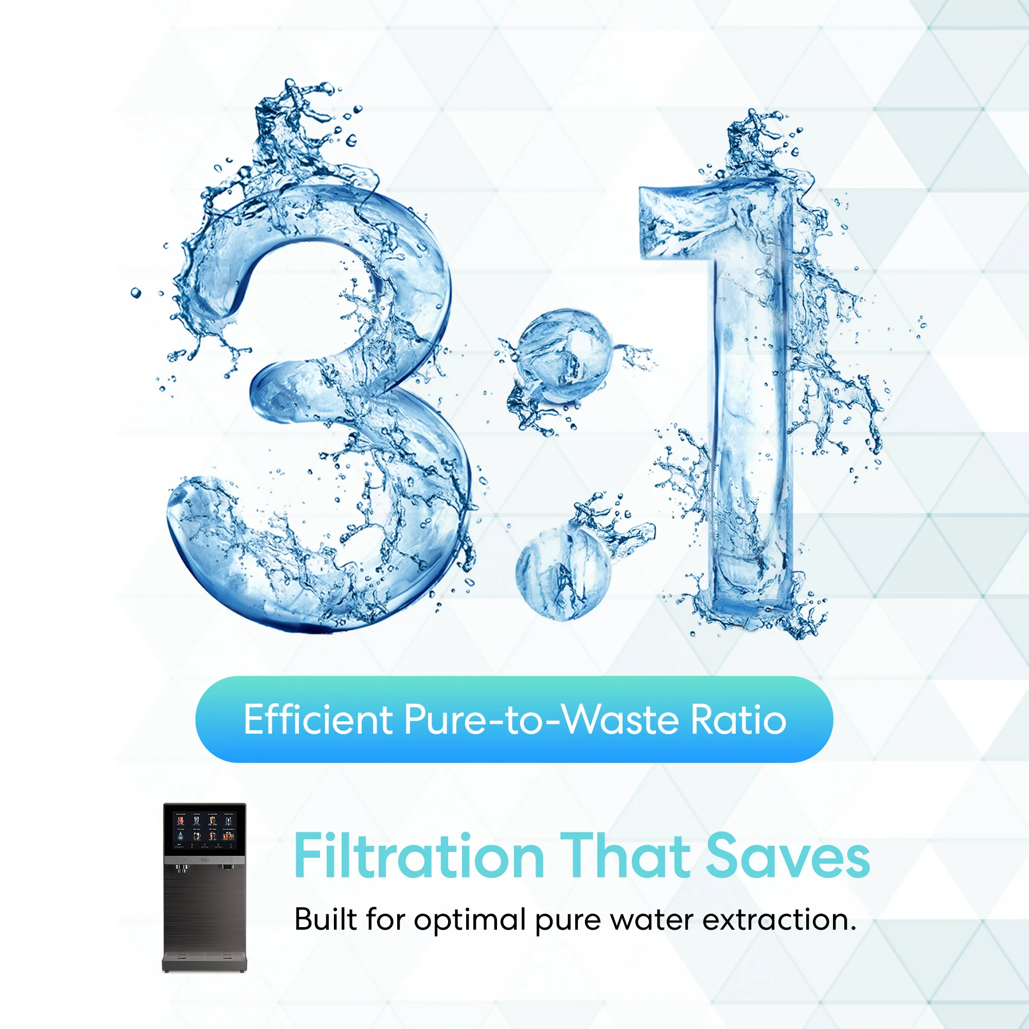 Brio Q60 4-Stage Reverse Osmosis Sparkling Countertop Water Dispenser - Image 10