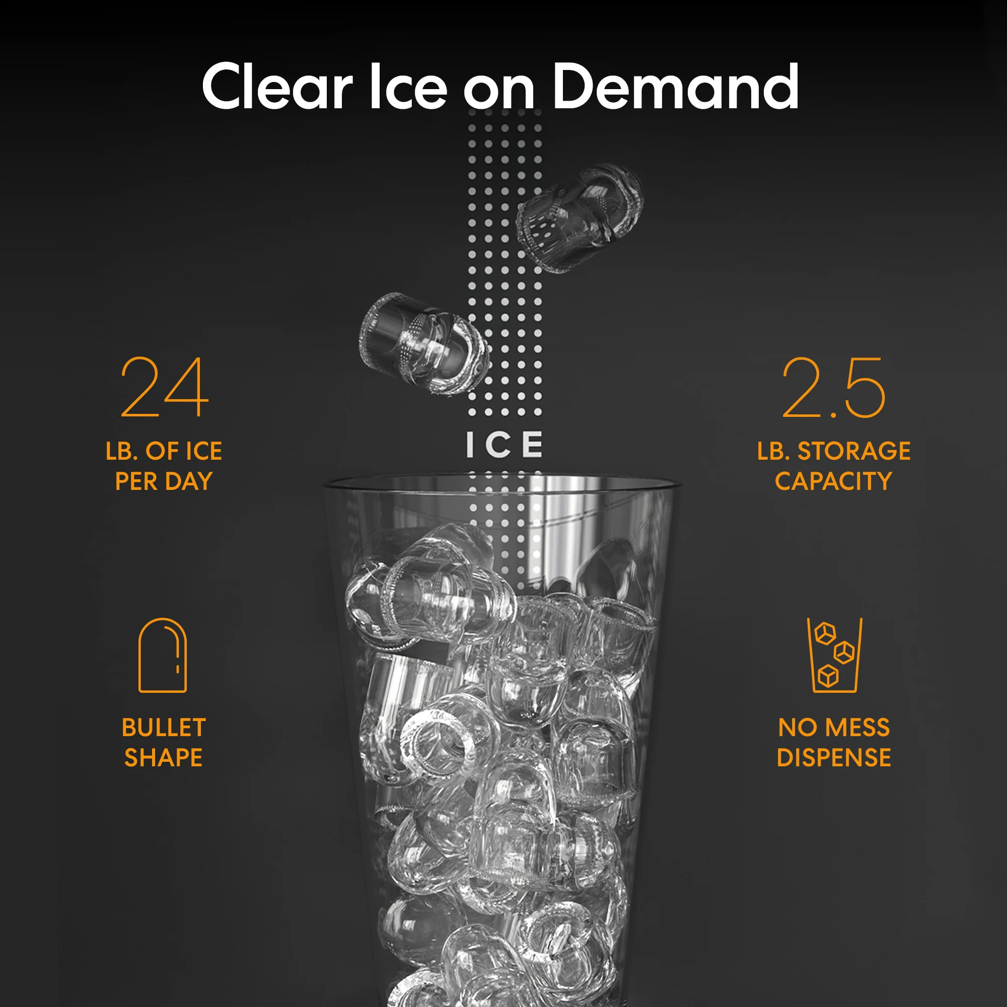Brio 420 Bottom Load Ice + Hot/Cold Water Cooler Dispenser - Image 3