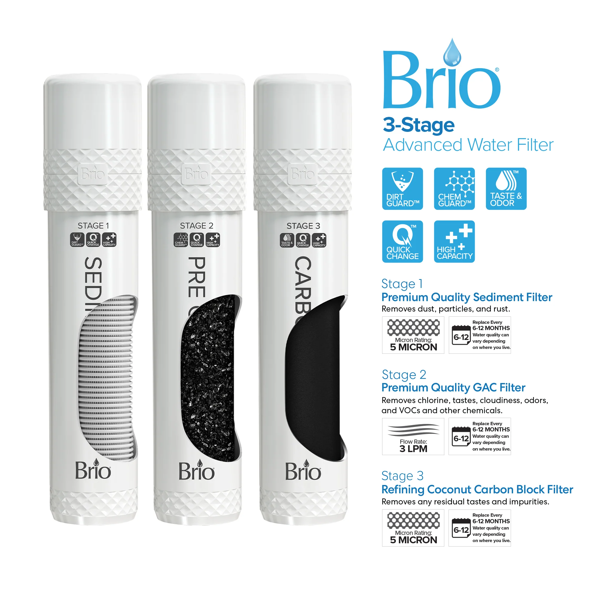Brio 430 Series 3-Stage Bottleless Water Cooler - Image 3