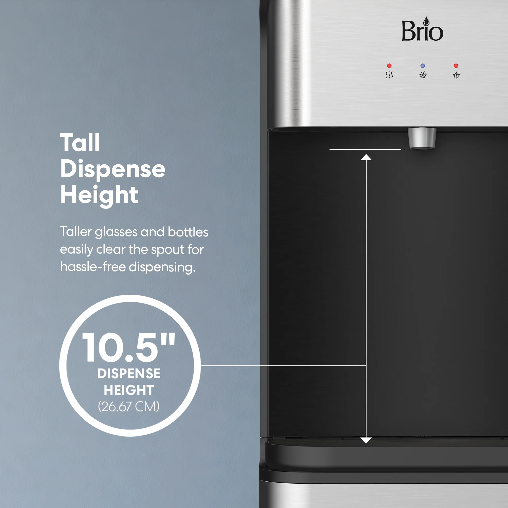 Brio 430 Series 3-Stage Bottleless Water Cooler - Image 7