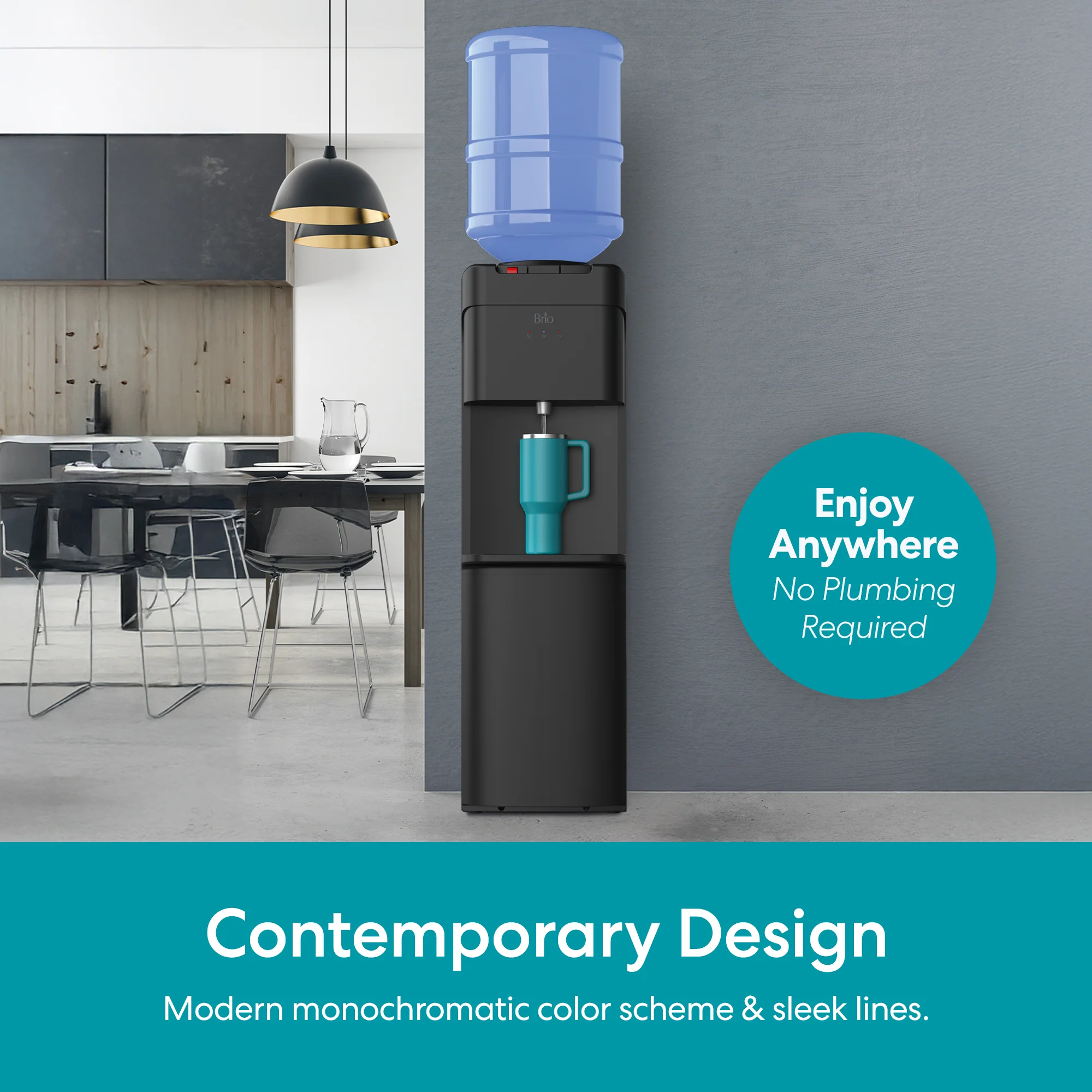 Brio 430 Series Hot & Cold Top Load Water Cooler - Image 5