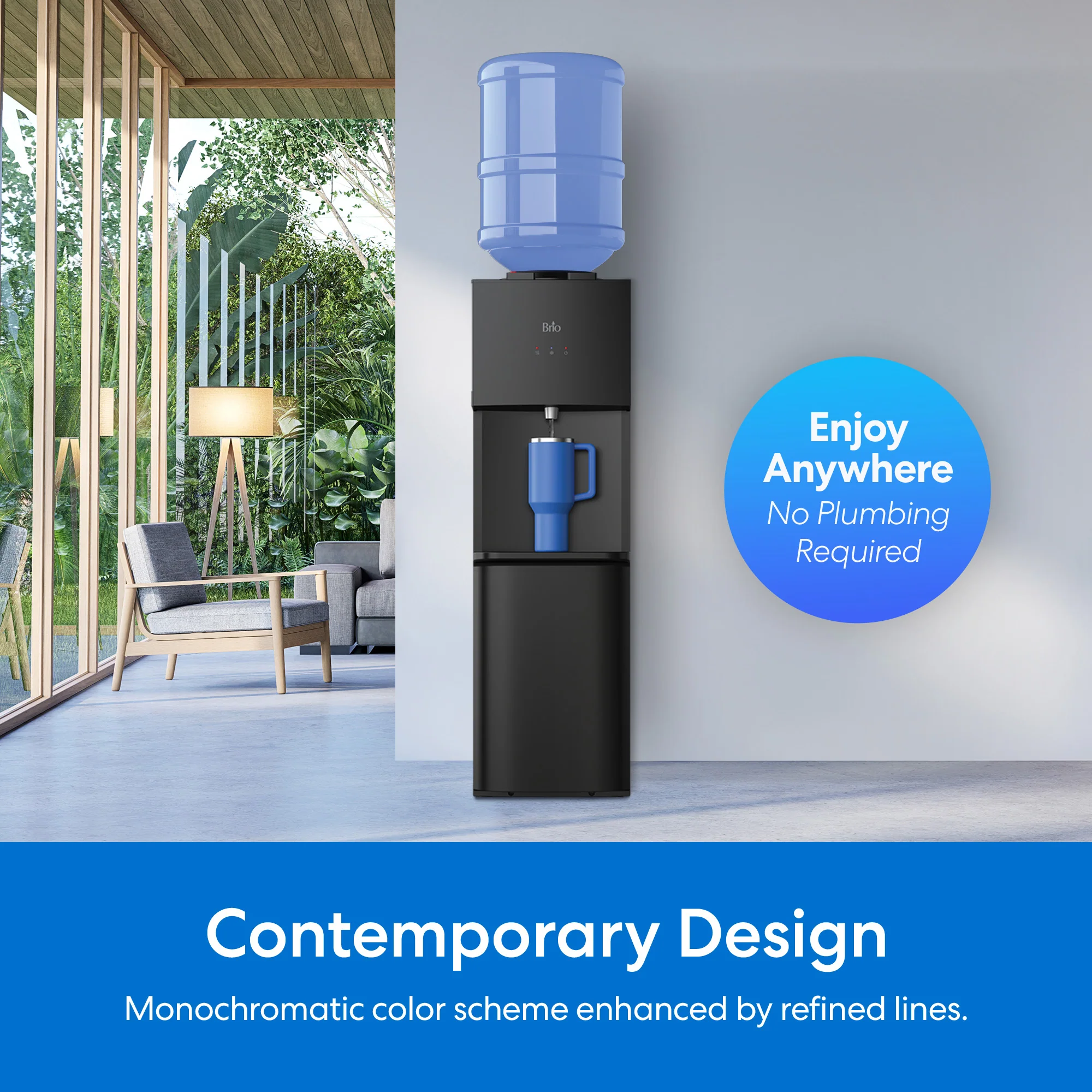 Brio 530 Series Hot & Cold Top Load Water Cooler - Image 5