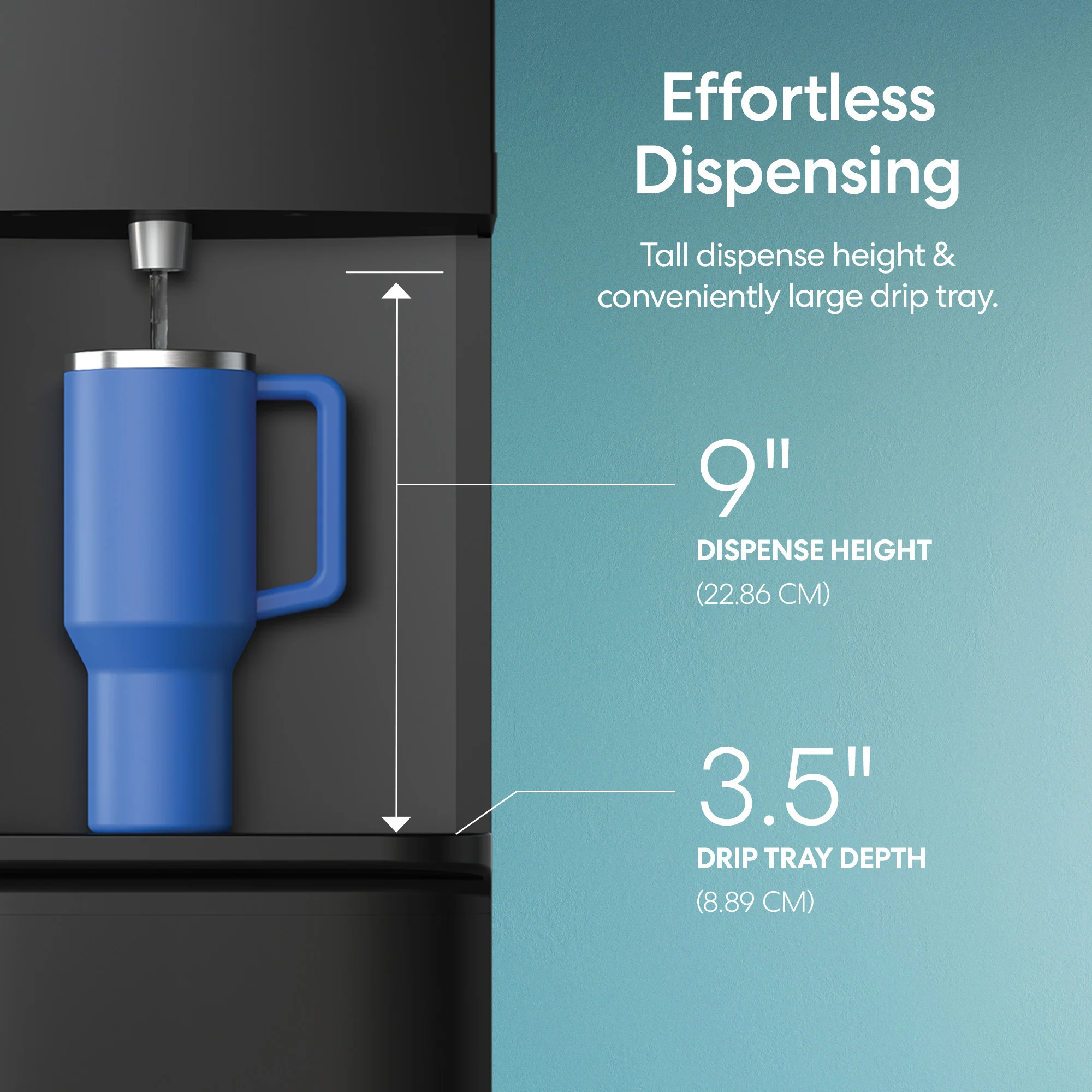 Brio 530 Series Hot & Cold Top Load Water Cooler - Image 7