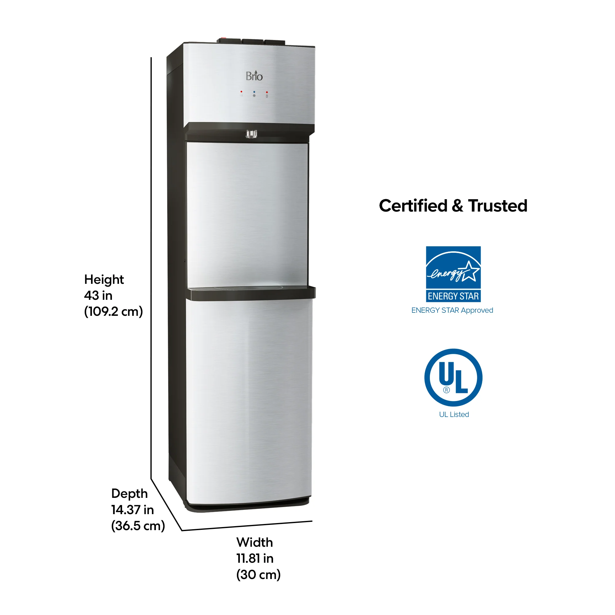 Brio 530 Series Bottom Load Water Cooler - Image 10