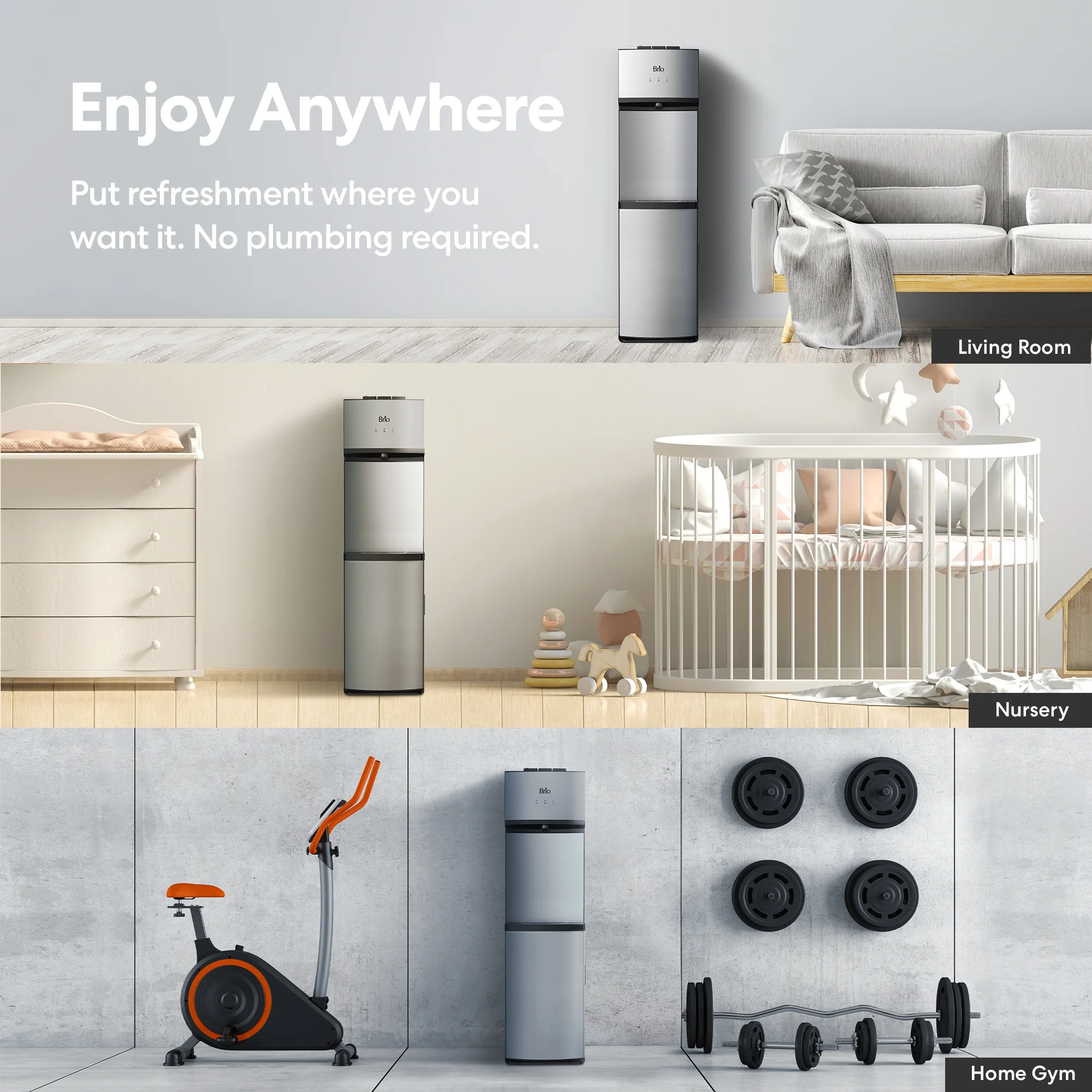 Brio 530 Series Bottom Load Water Cooler - Image 4