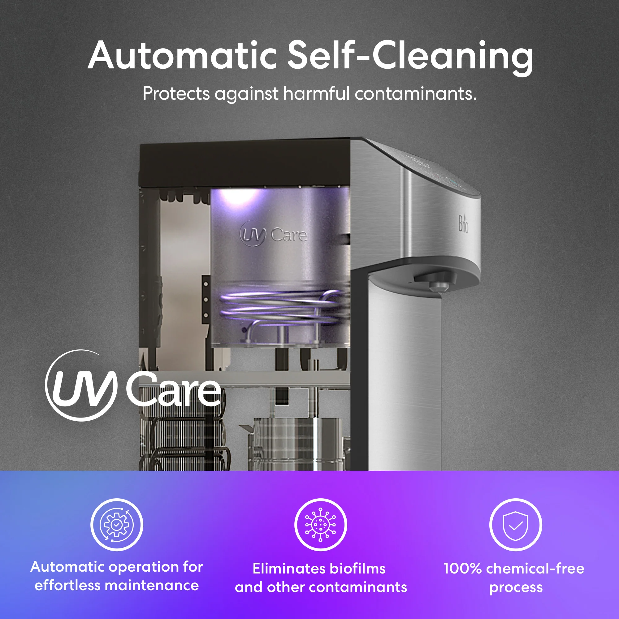 Brio 740 Series Self-Cleaning Bottom Load Water Cooler - Image 8