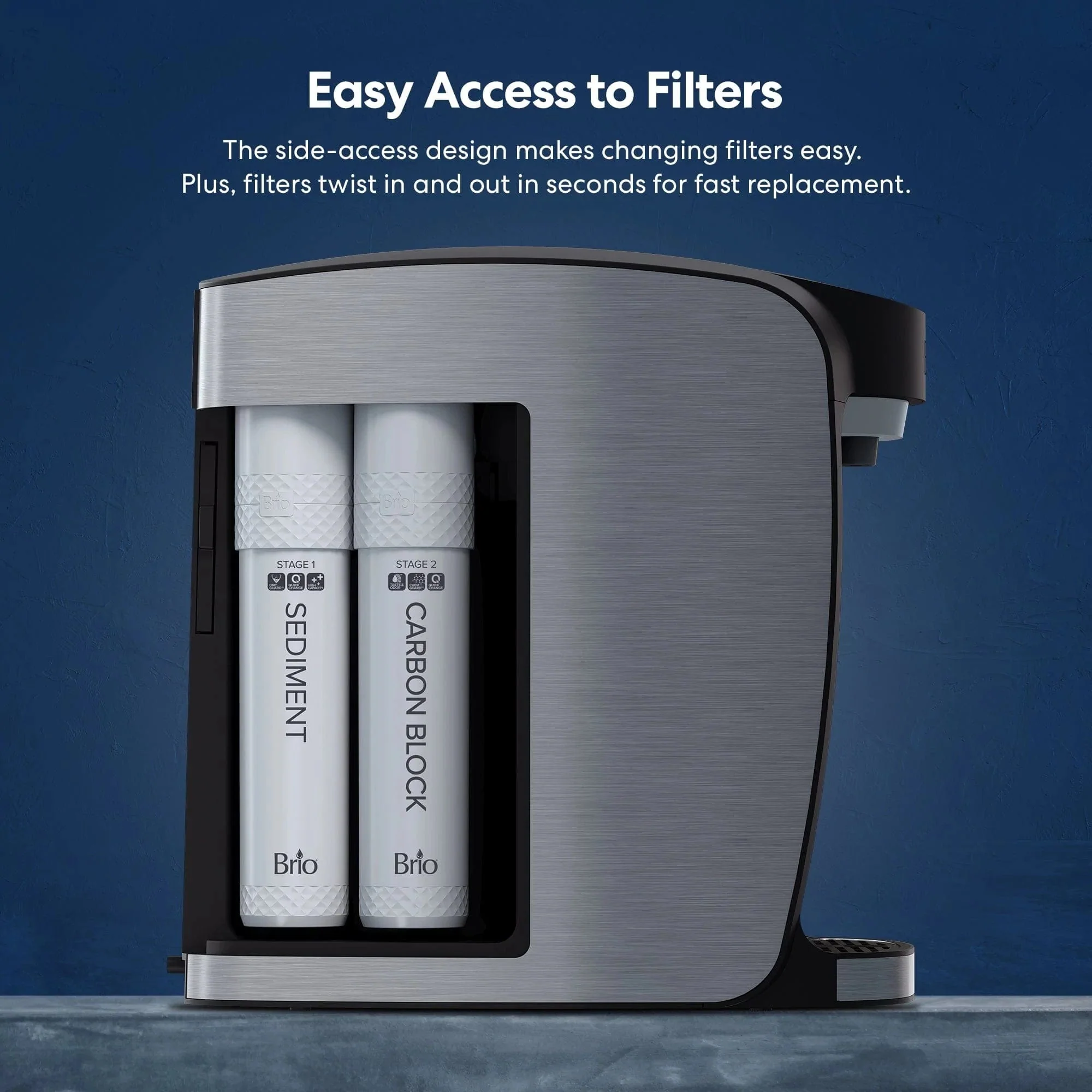 Brio 800 Series 2-Stage Bottleless Countertop Water Cooler - Image 7