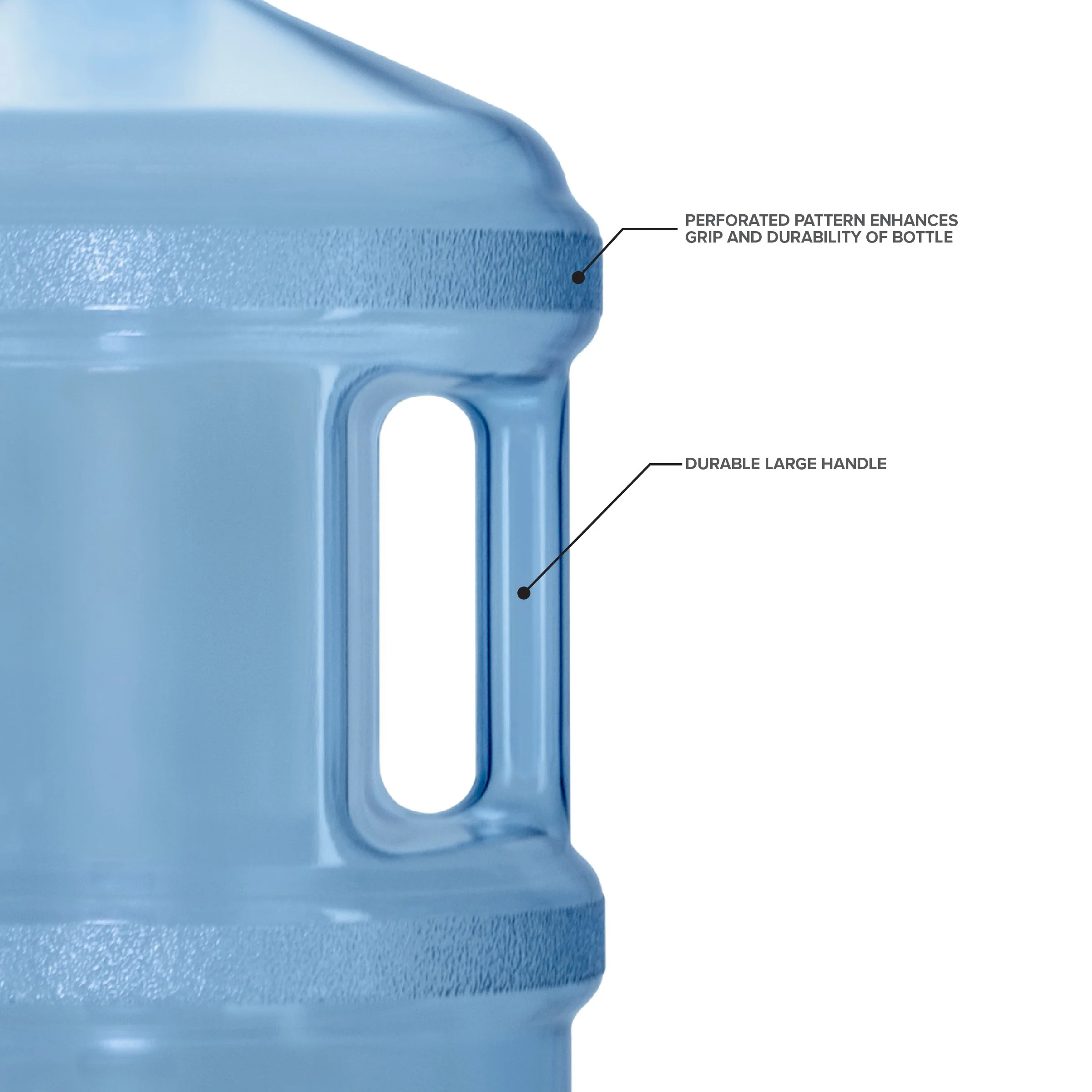3-Gallon Polycarbonate Water Bottle w/ Screw Cap - Image 3