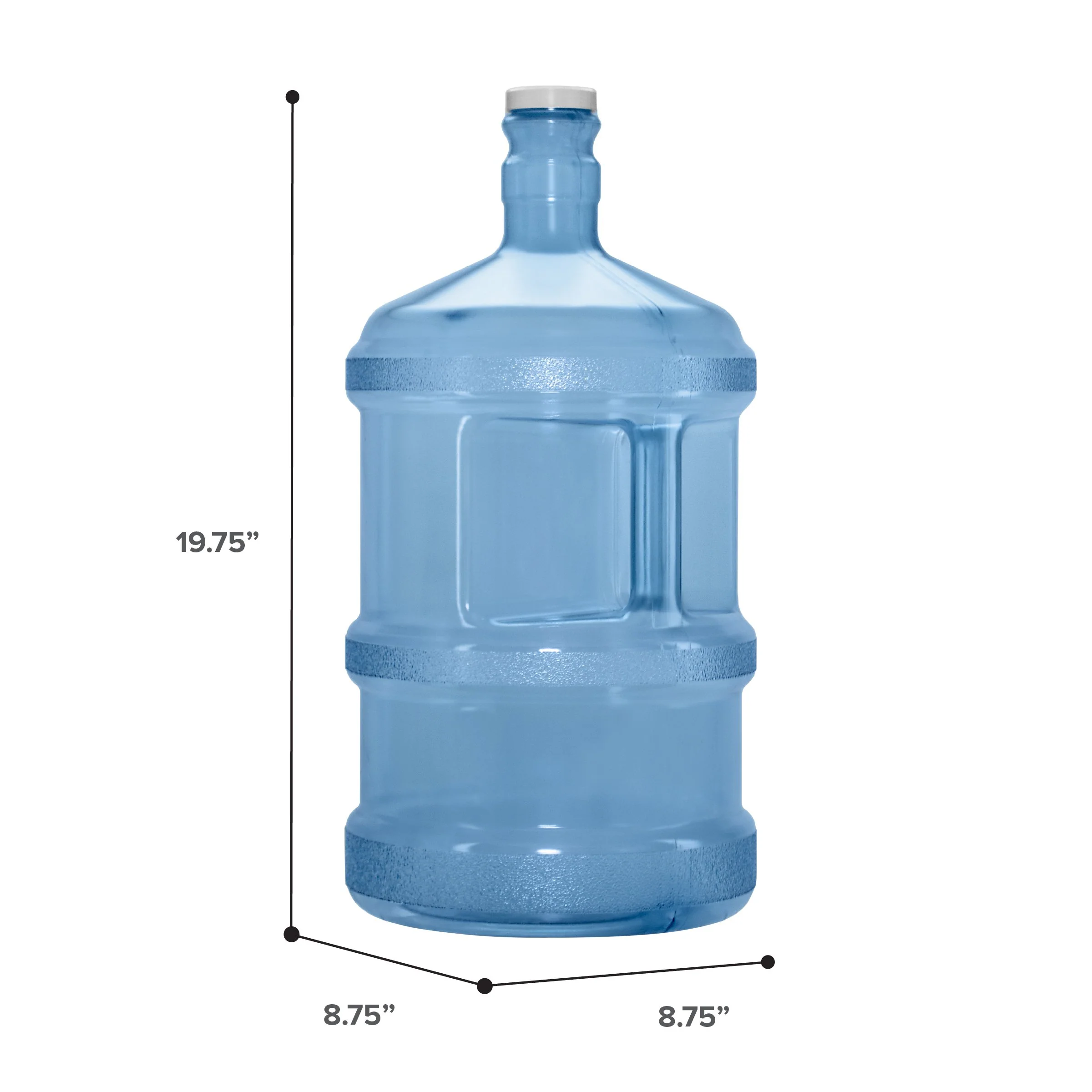 3-Gallon Polycarbonate Water Bottle w/ Screw Cap - Image 4