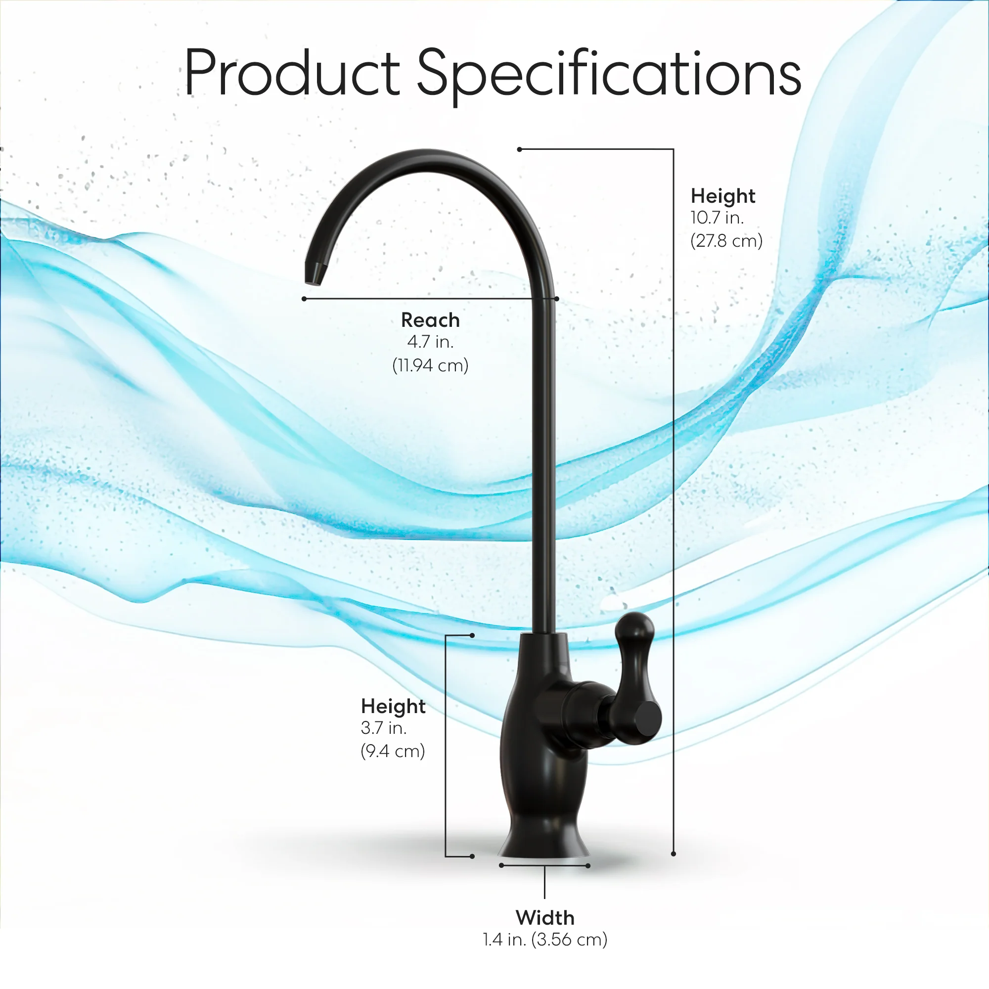 Brio Classic Series Water Faucet -Matte Black - Image 9