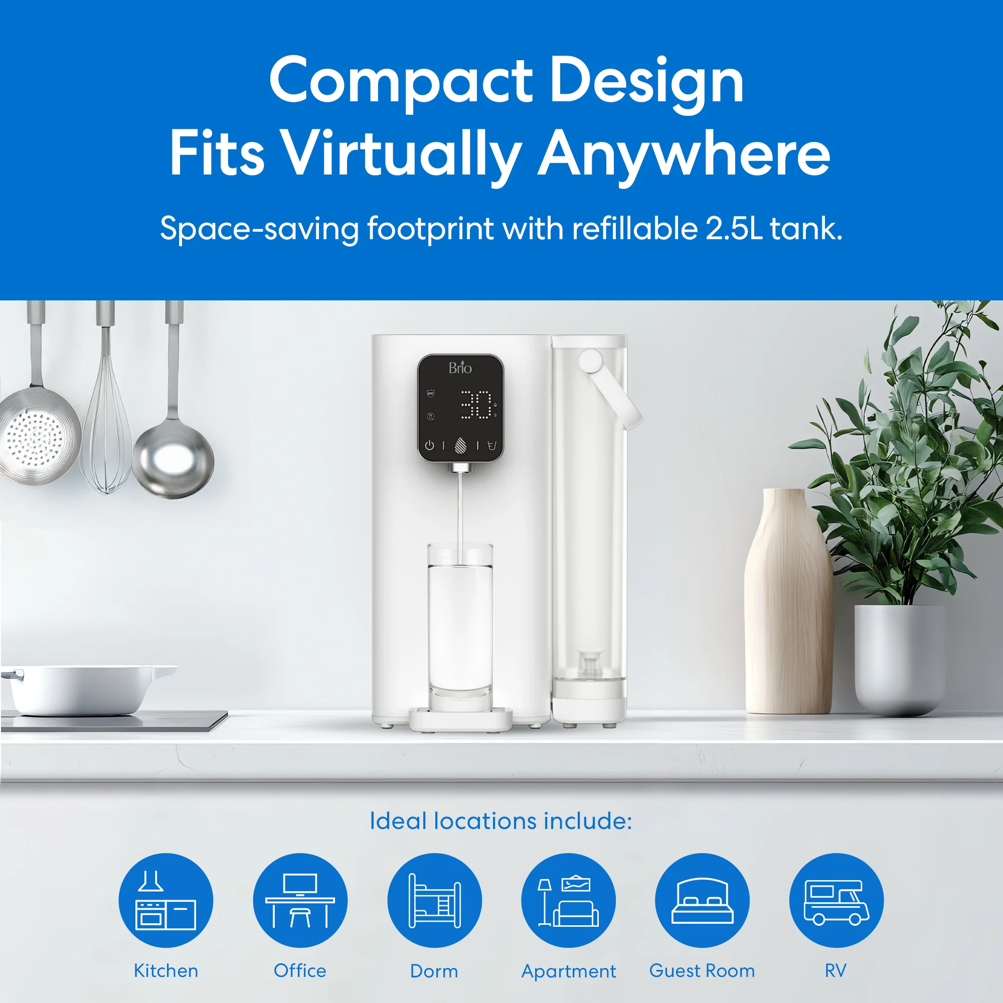 Brio SIMPL 2-Stage Countertop Water Dispenser - Image 4