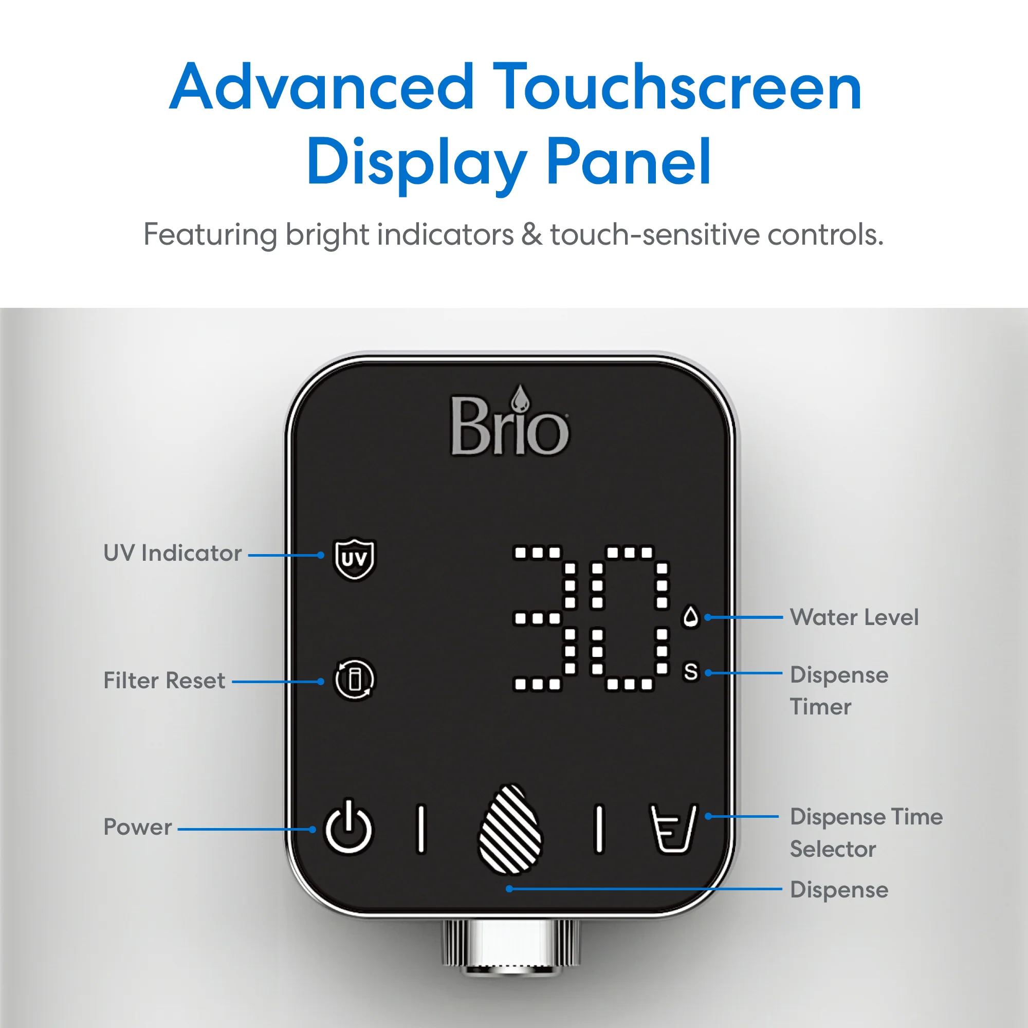 Brio SIMPL 2-Stage Countertop Water Dispenser - Image 5