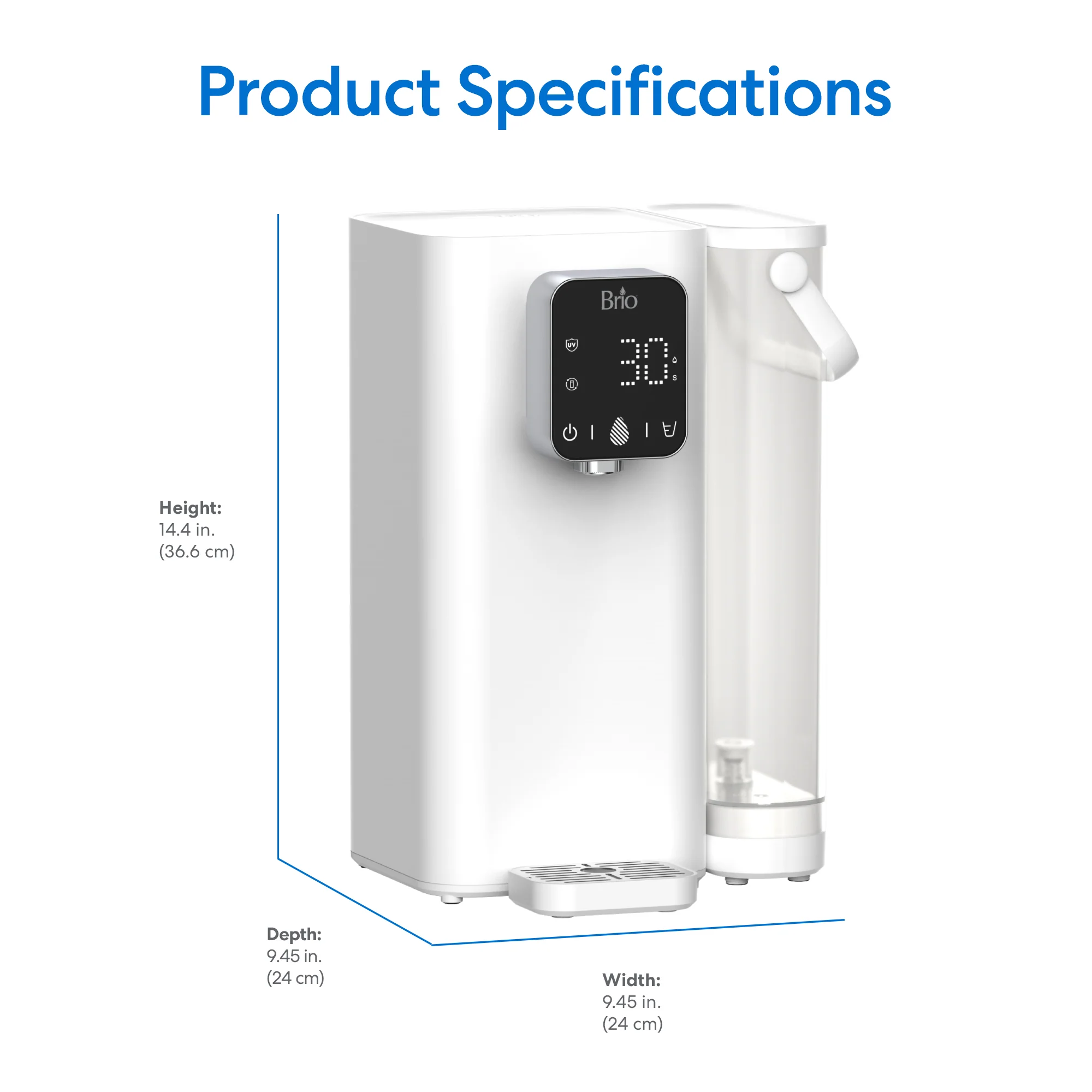 Brio SIMPL 2-Stage Countertop Water Dispenser - Image 9