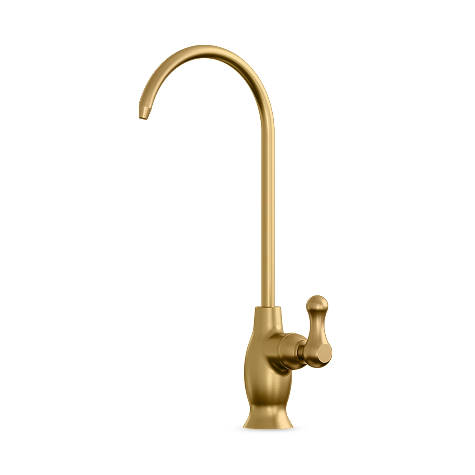 Brio Curvy Classic Series Water Faucet - Brushed Gold