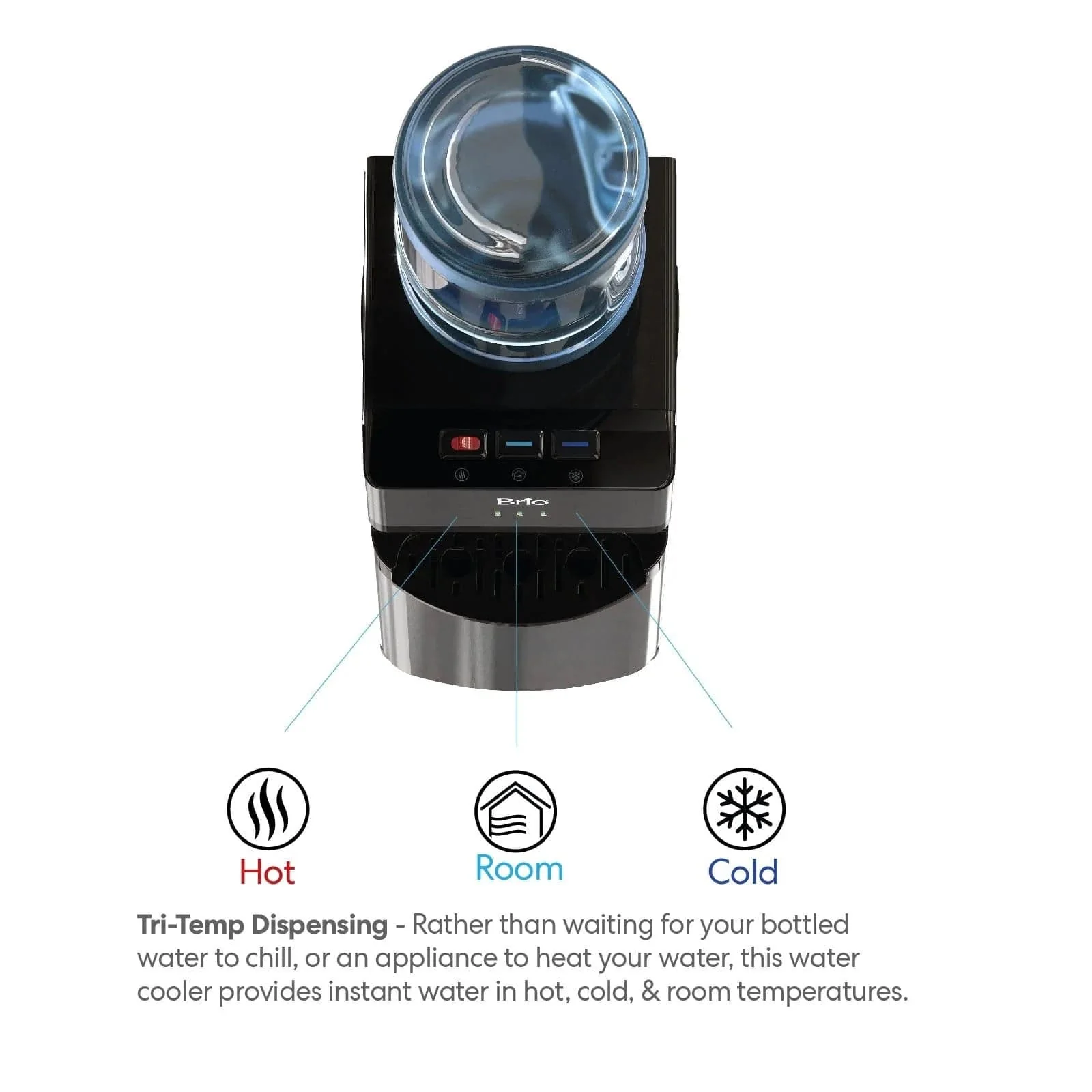 Brio 500 Series Stainless Top Load Water Cooler - Image 9