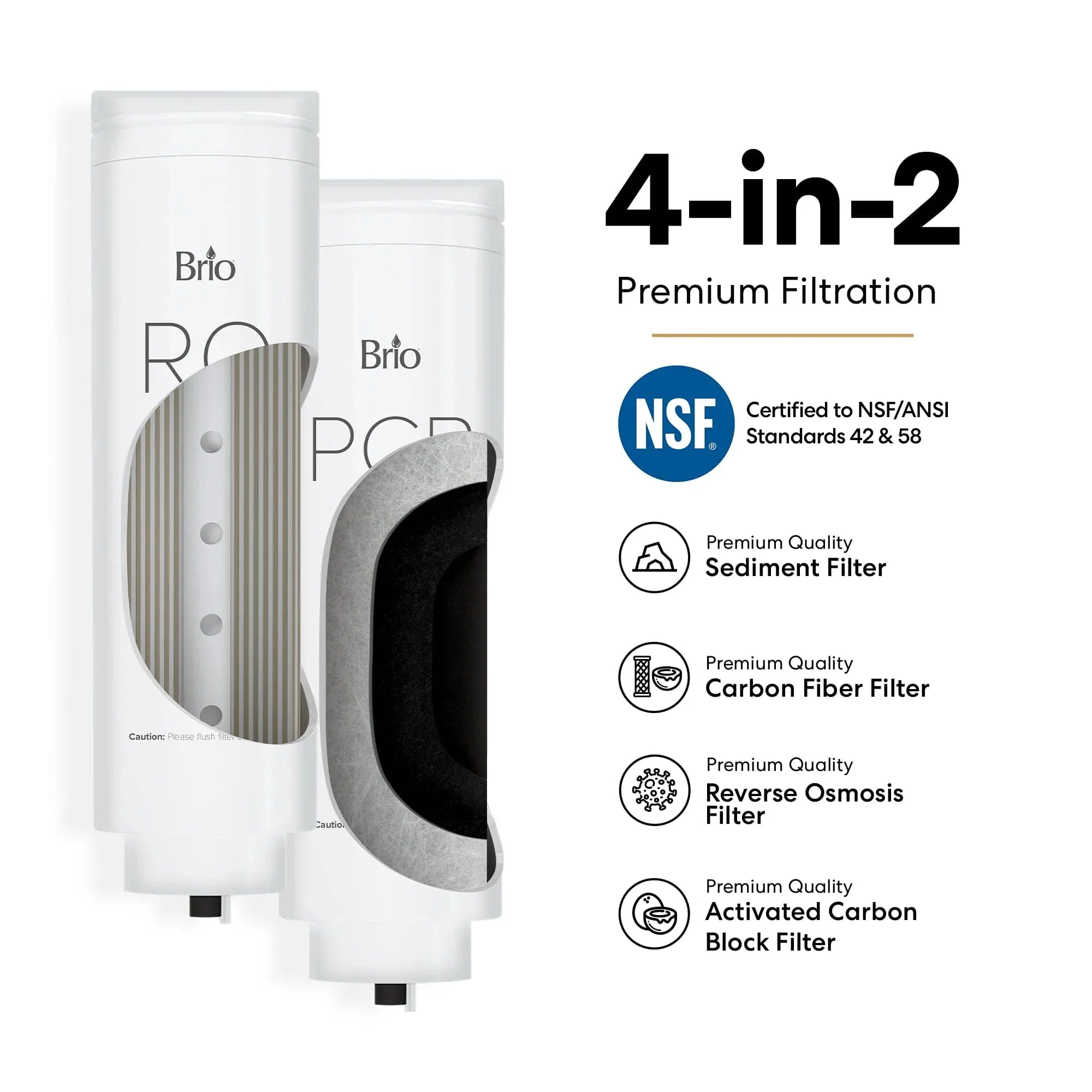 Brio G10-U RO Undersink Filtration System - White - Image 3