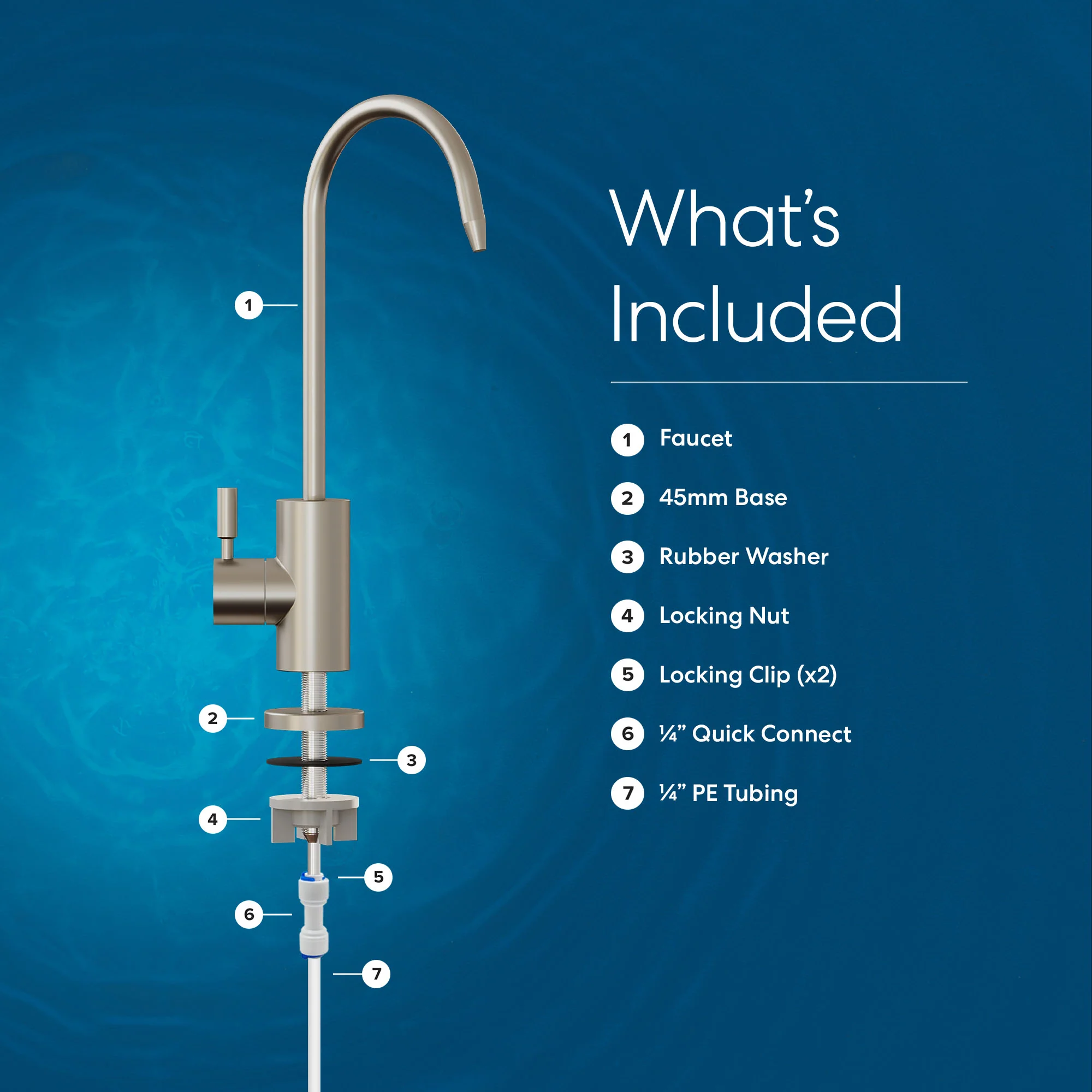 Brio Modern Series Water Faucet-31mm Brushed Nickel - Image 8