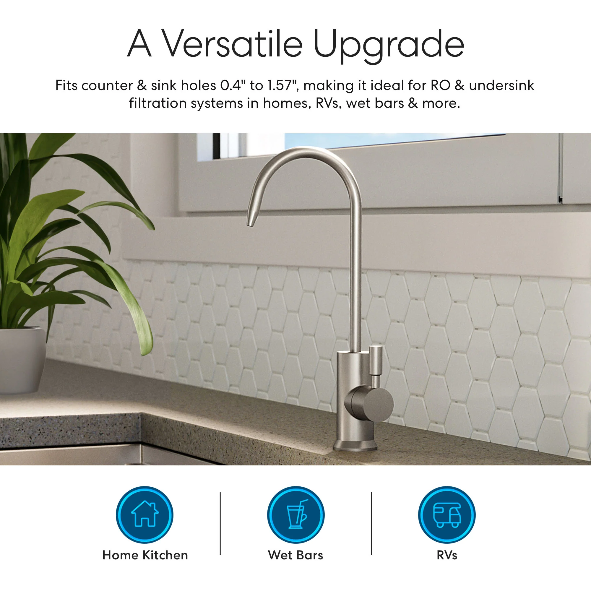 Brio Modern Series Water Faucet Built-In Base - Image 6