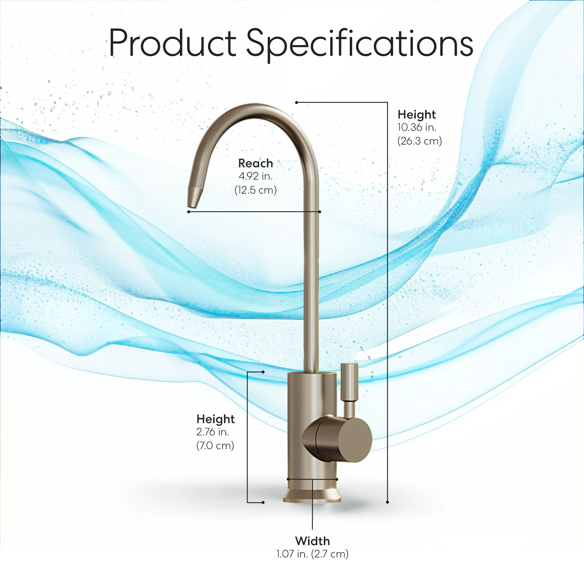 Brio Modern Series Water Faucet Built-In Base - Image 9