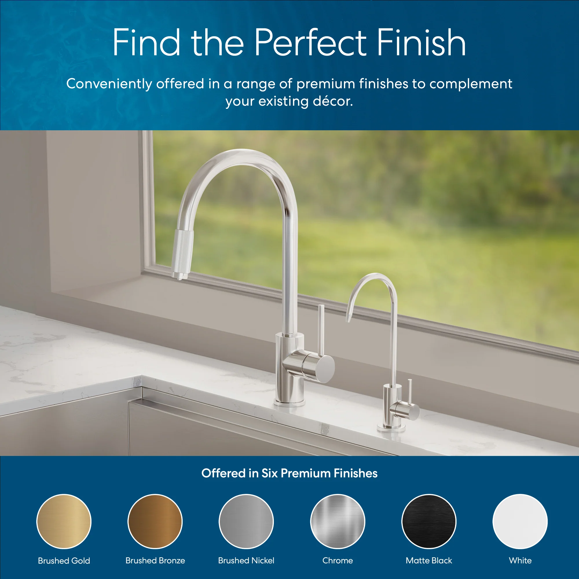 Brio Modern Series Water Faucet - Chrome - Image 7