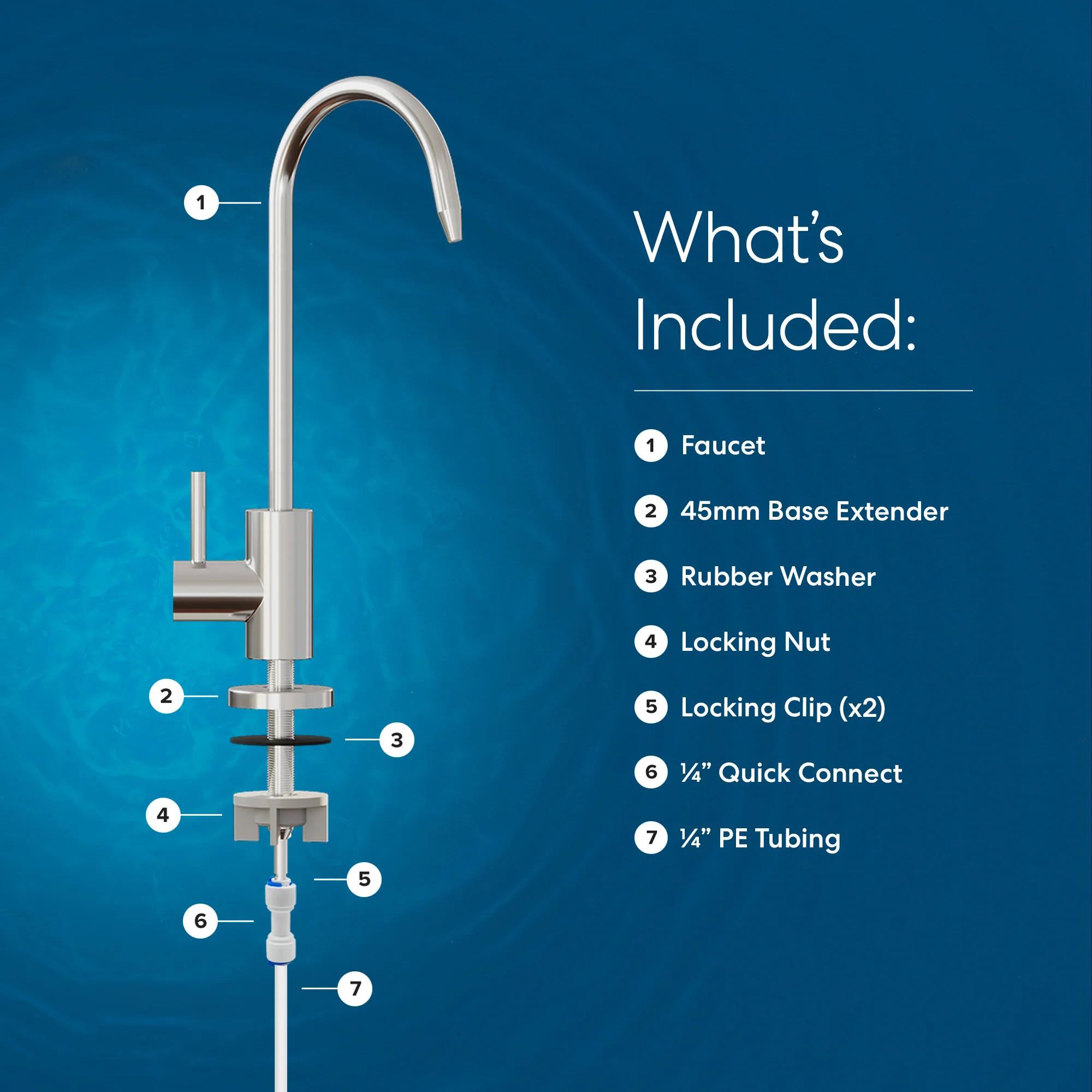 Brio Modern Series Water Faucet - Chrome - Image 8