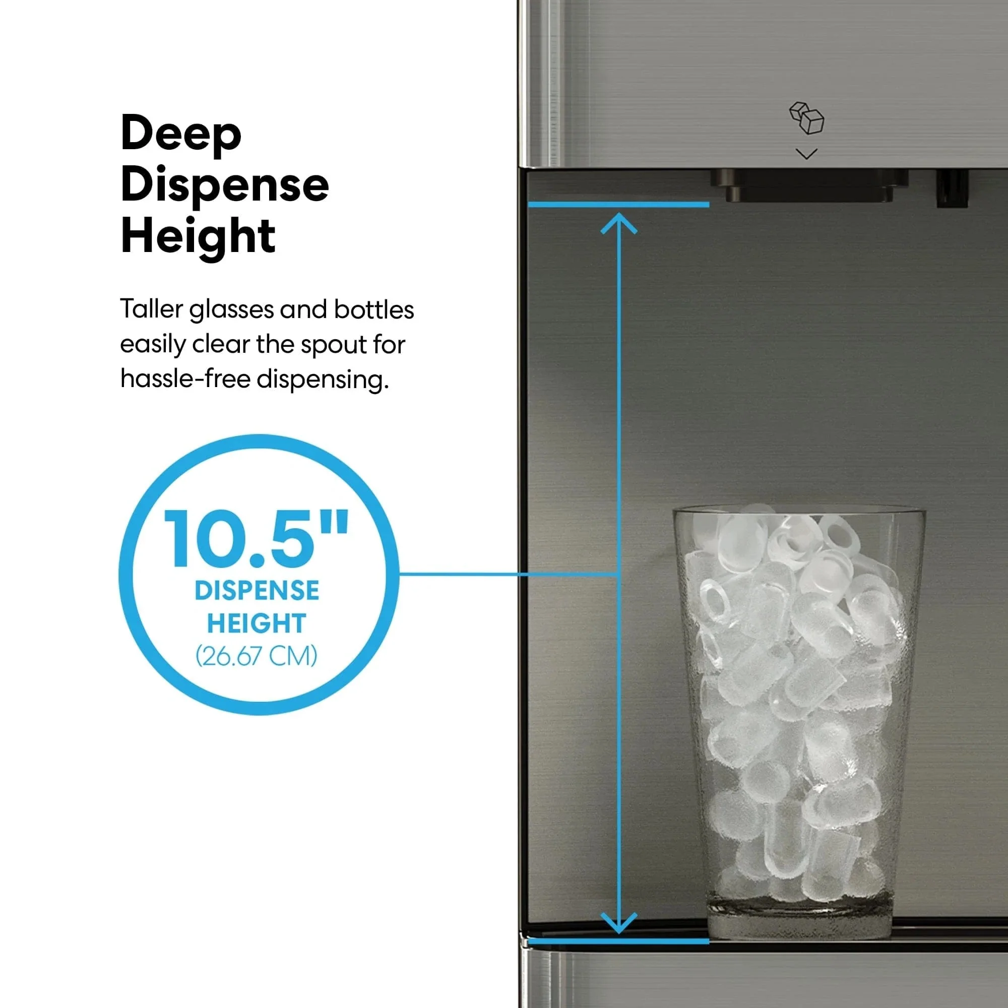 Brio Moderna Bottom Load Ice + Hot/Cold Water Dispenser - Image 6