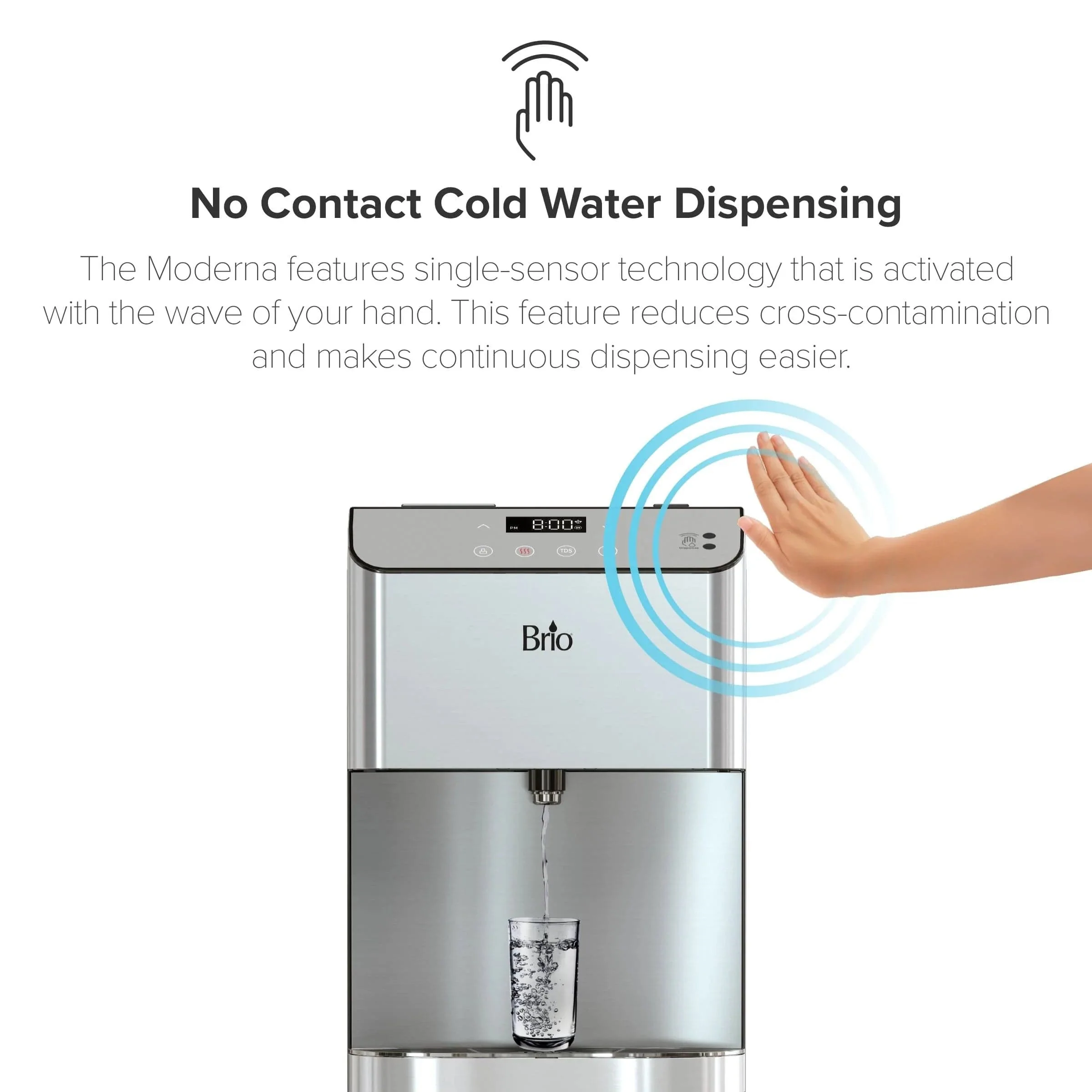 Brio Moderna Touchless 4-Stage Reverse Osmosis Bottleless Water Cooler - Image 3