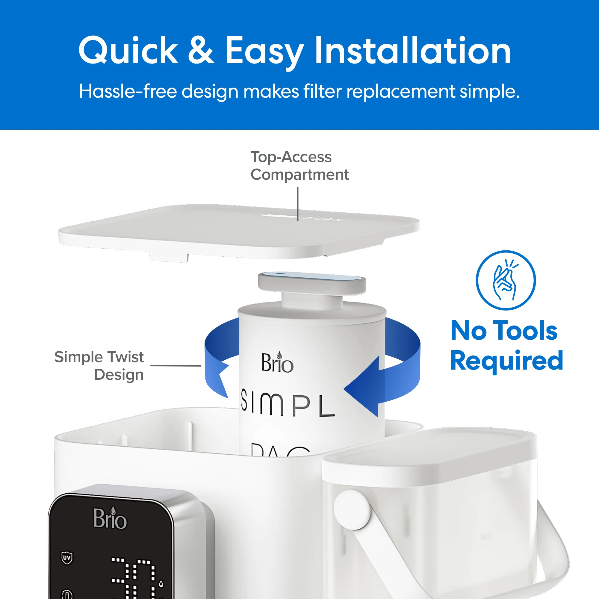 Brio SIMPL PAC 2-in-1 Composite Filter - Image 6