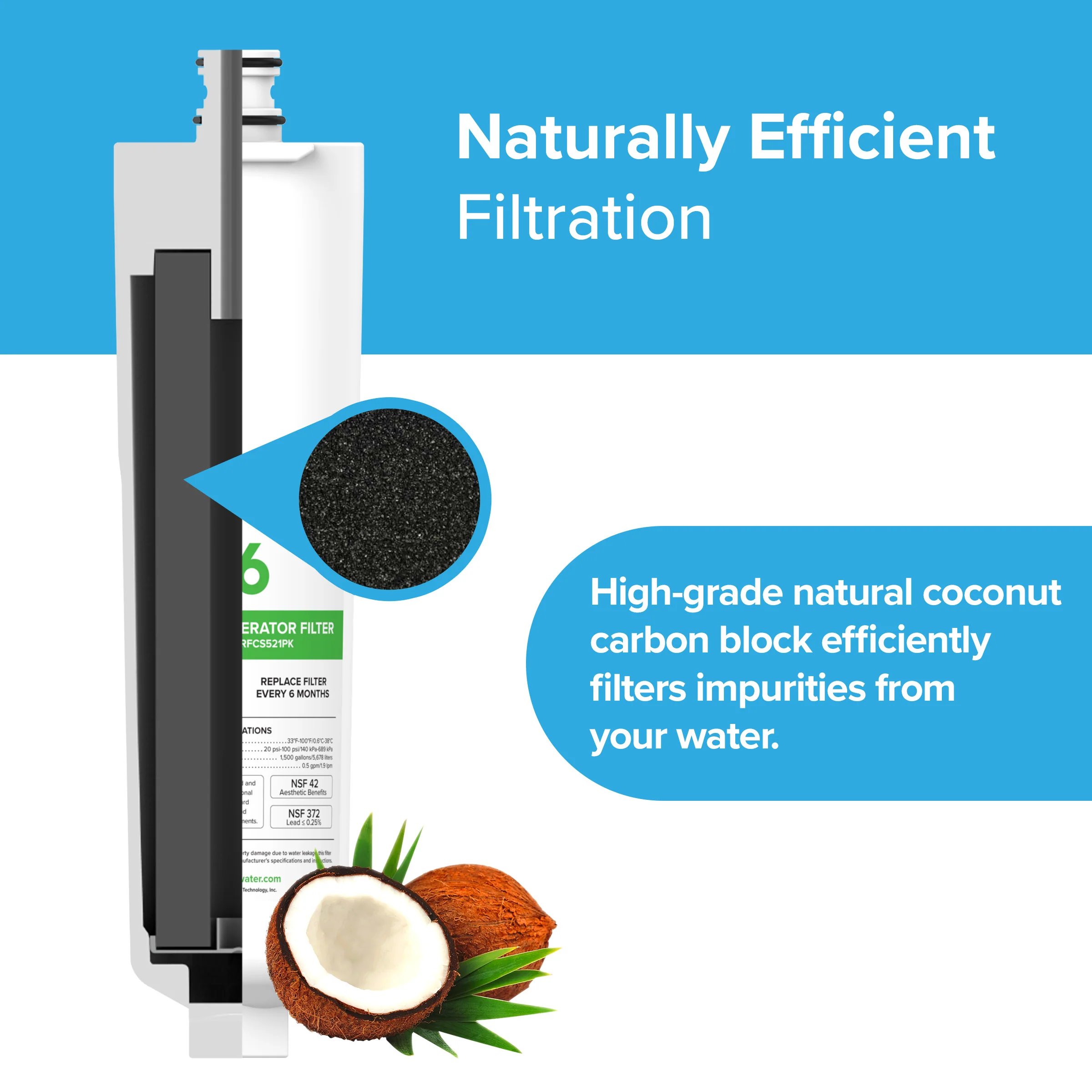 Brio CS521 Refrigerator Filter – 3M™ Cuno CS-52 - Image 4