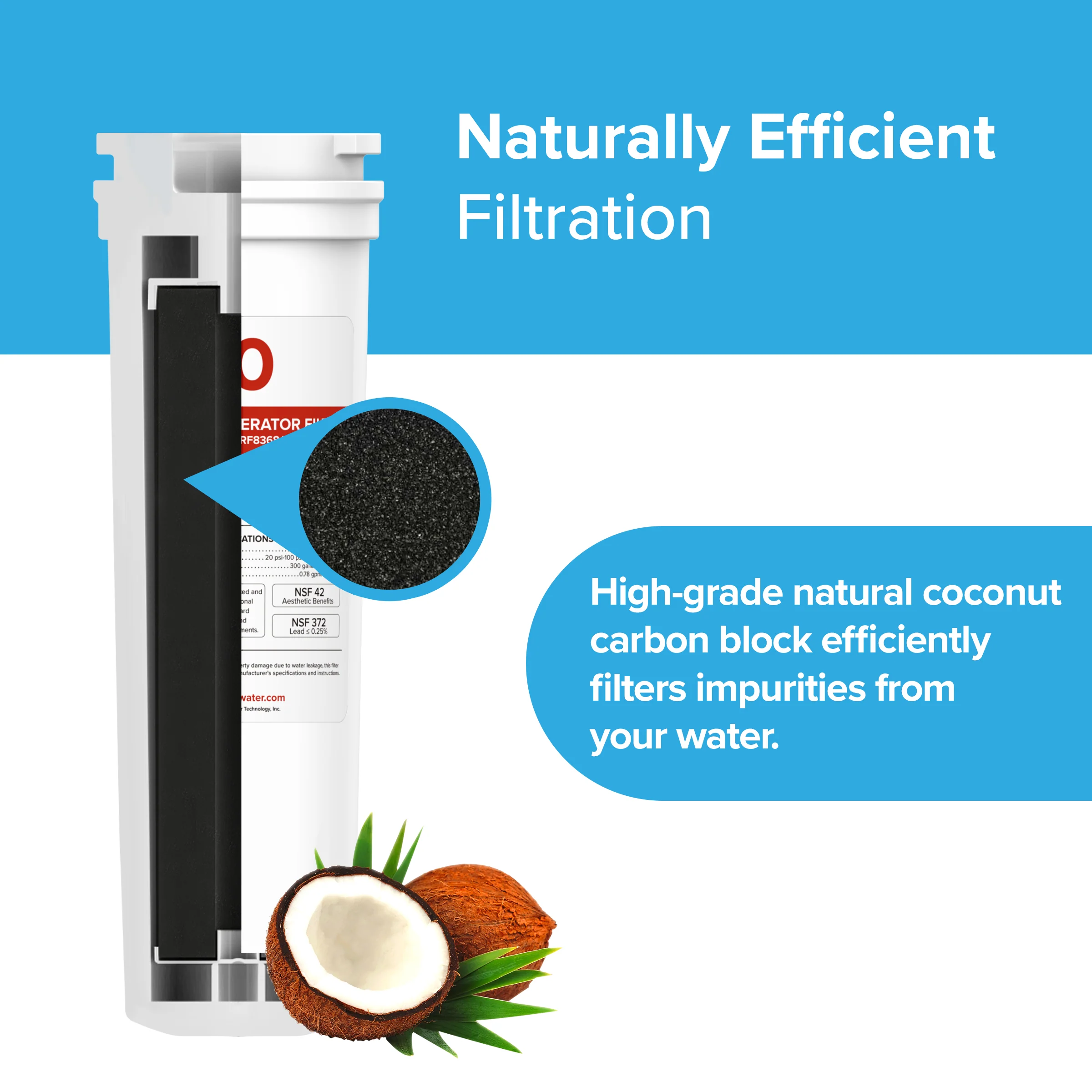 Brio 836848 Refrigerator Filter – Fisher & Paykel® 836848, Amana® 8171788 - Image 4