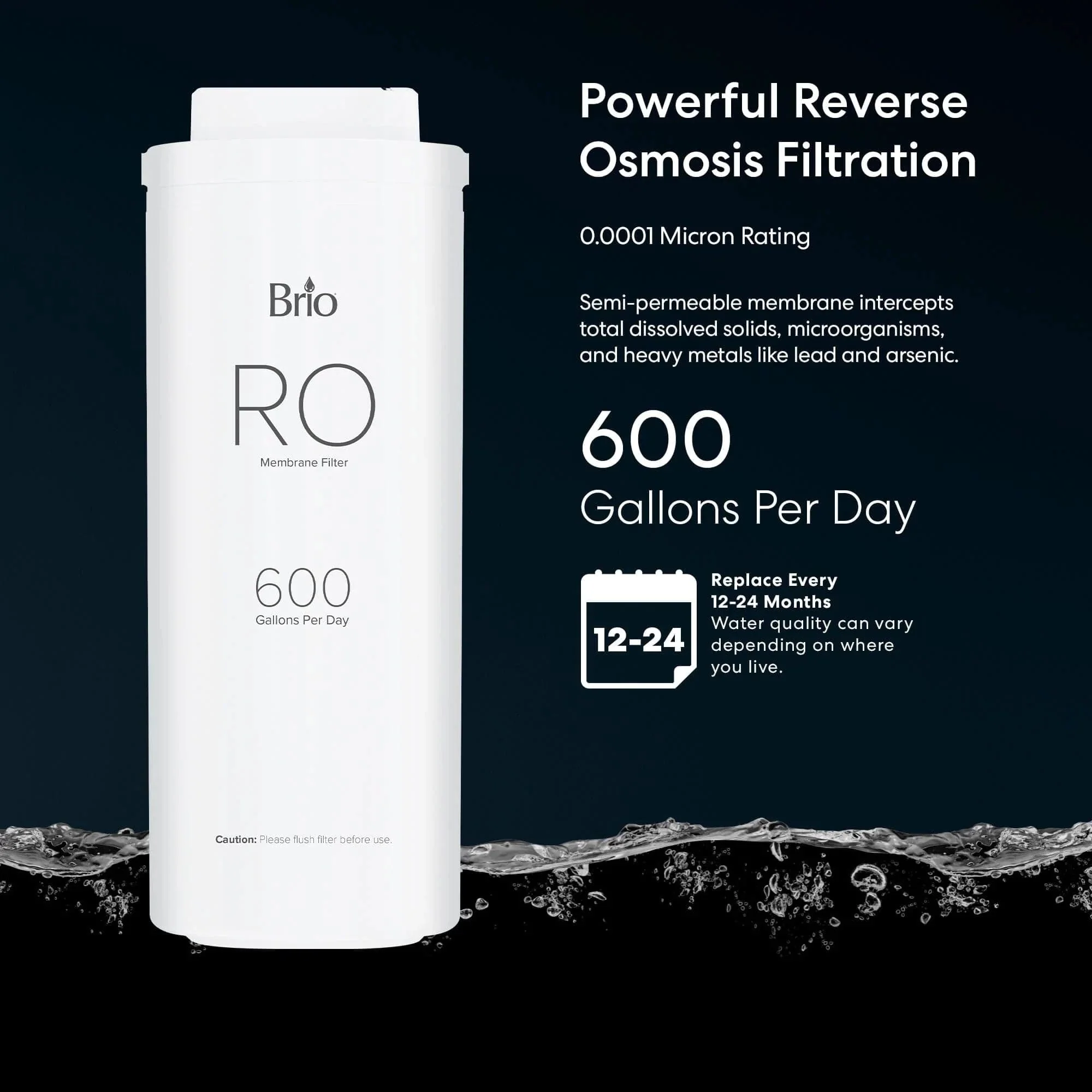 Brio RO Membrane Filter 600GPD - TROE600PRISM - Image 3